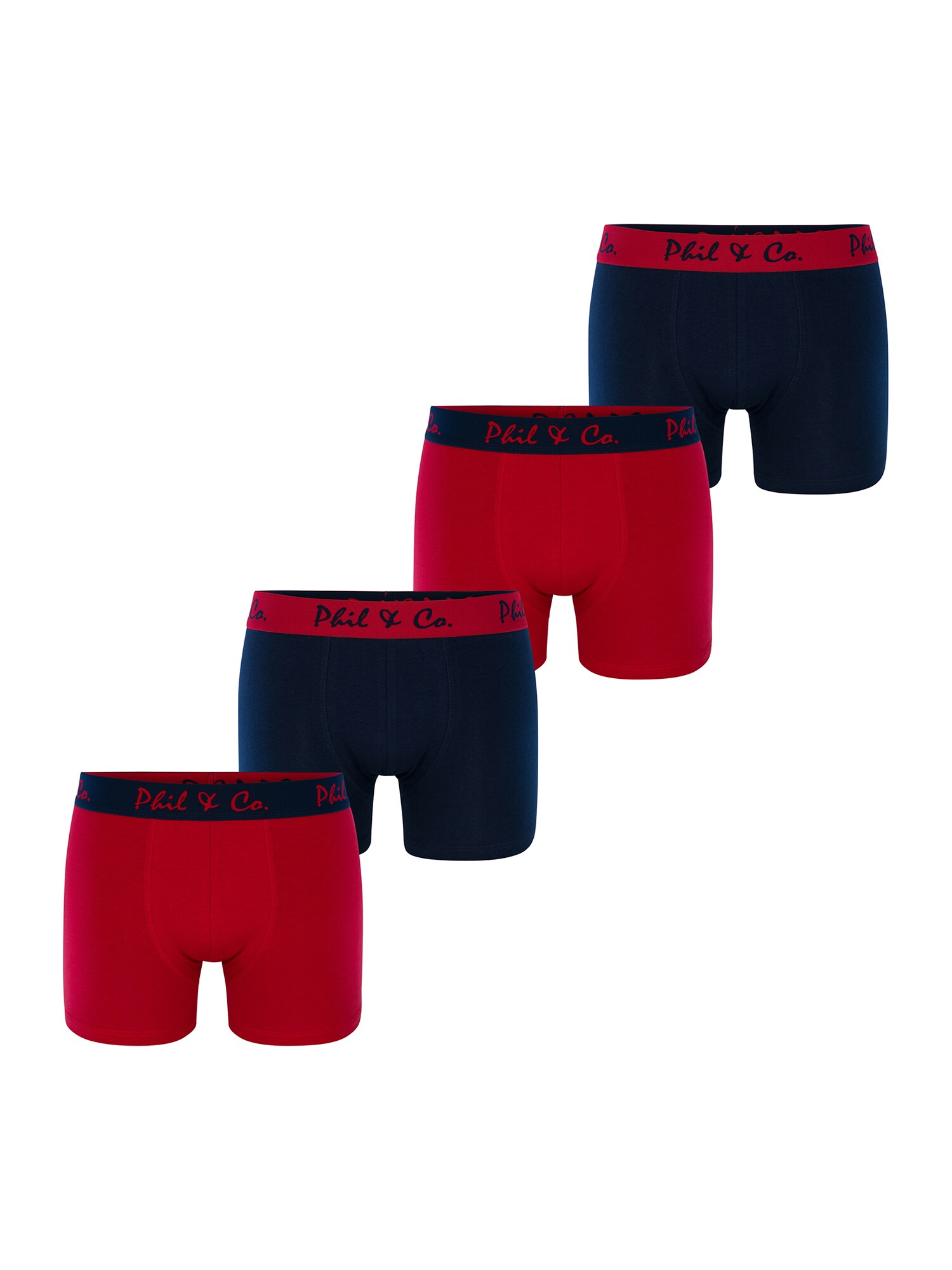 Boxers Longs Phil & Co. Berlin - Lot De 3, 6 Ou 9, Coton 95%, Confort Sans Couture