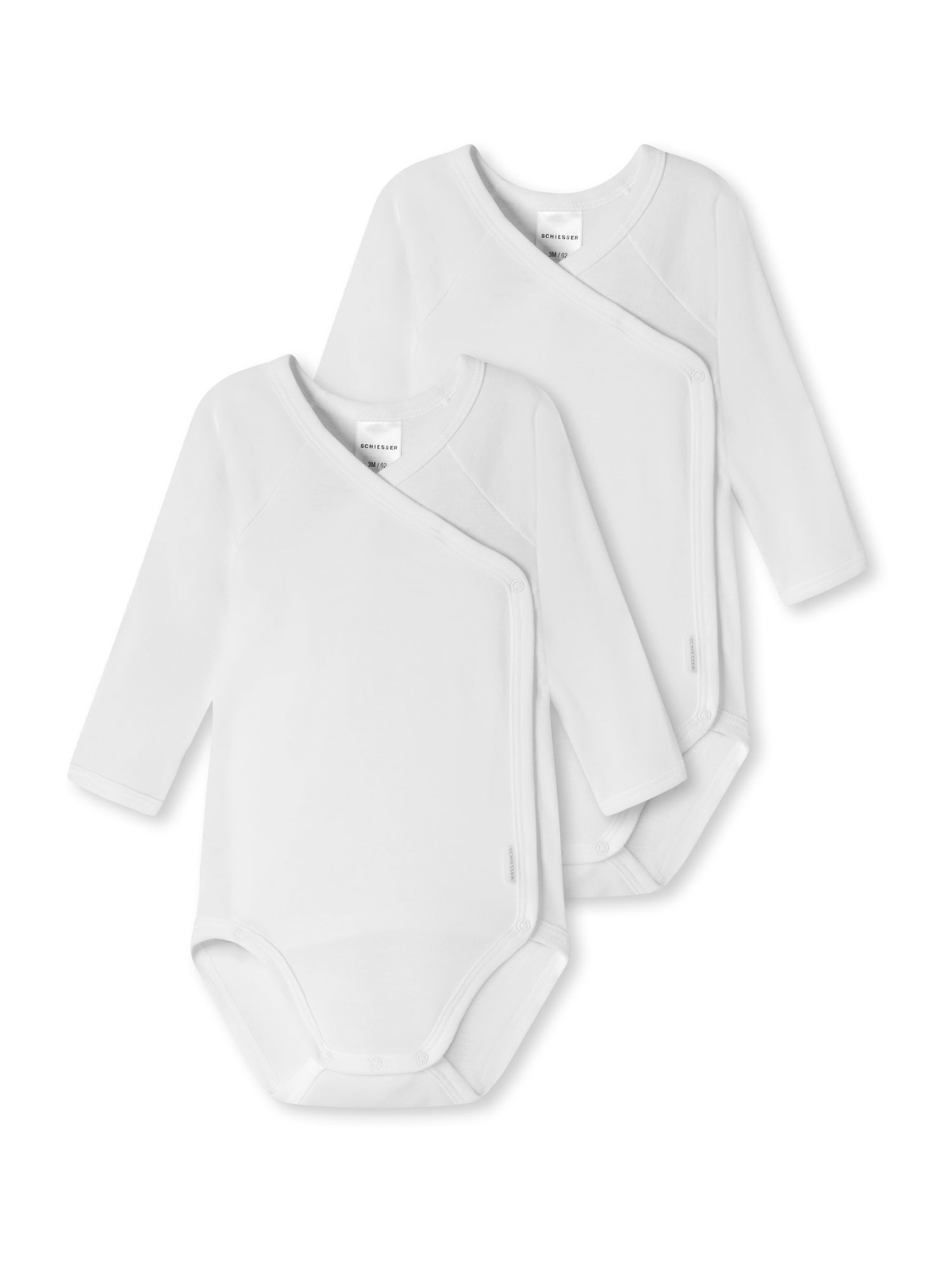 Schiesser Unisex Body Original Classics Langarm 2er Pack - Bild 1