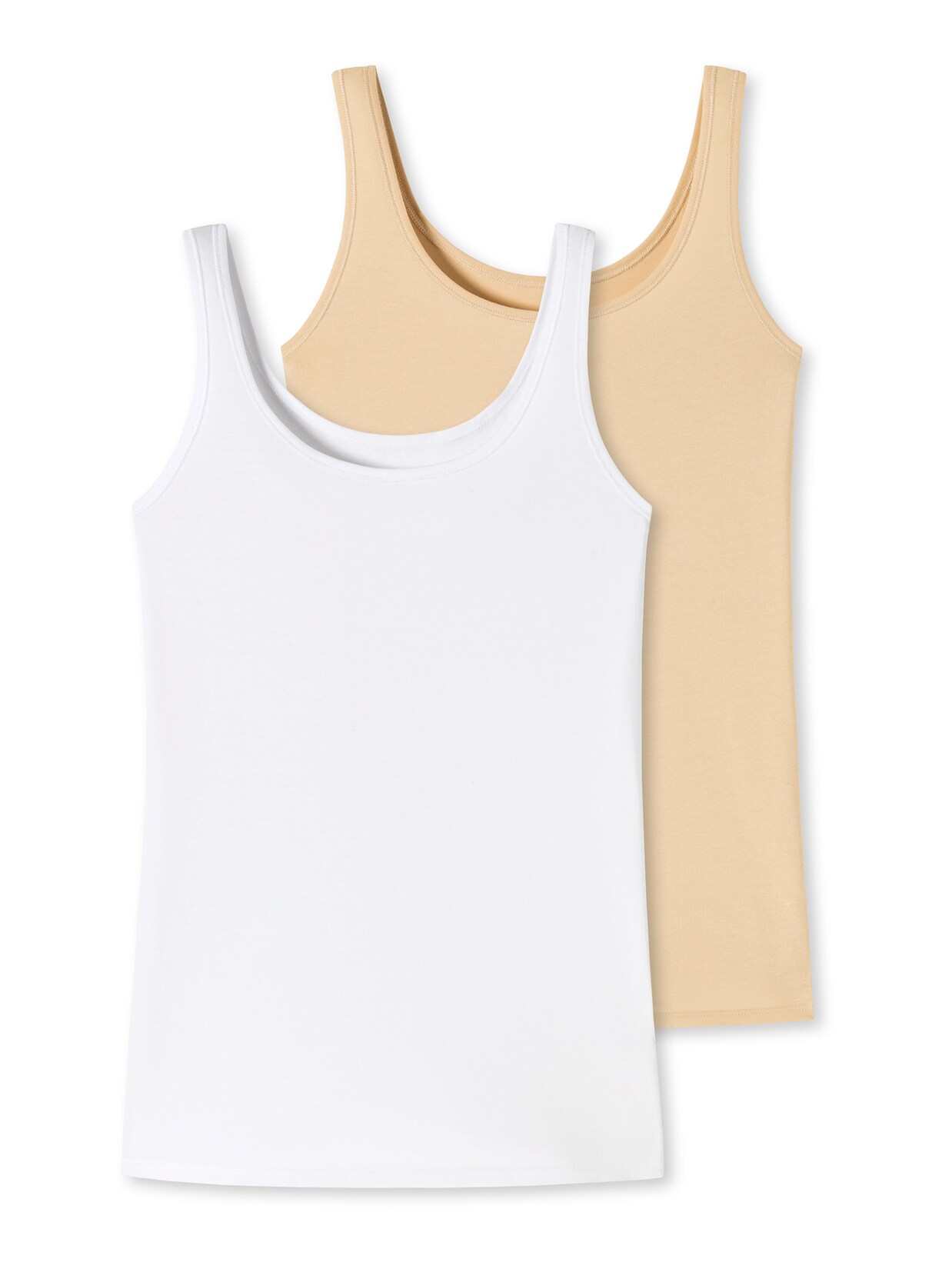 Schiesser Damen Trägertop Uncover 2er Pack | 04007066279025