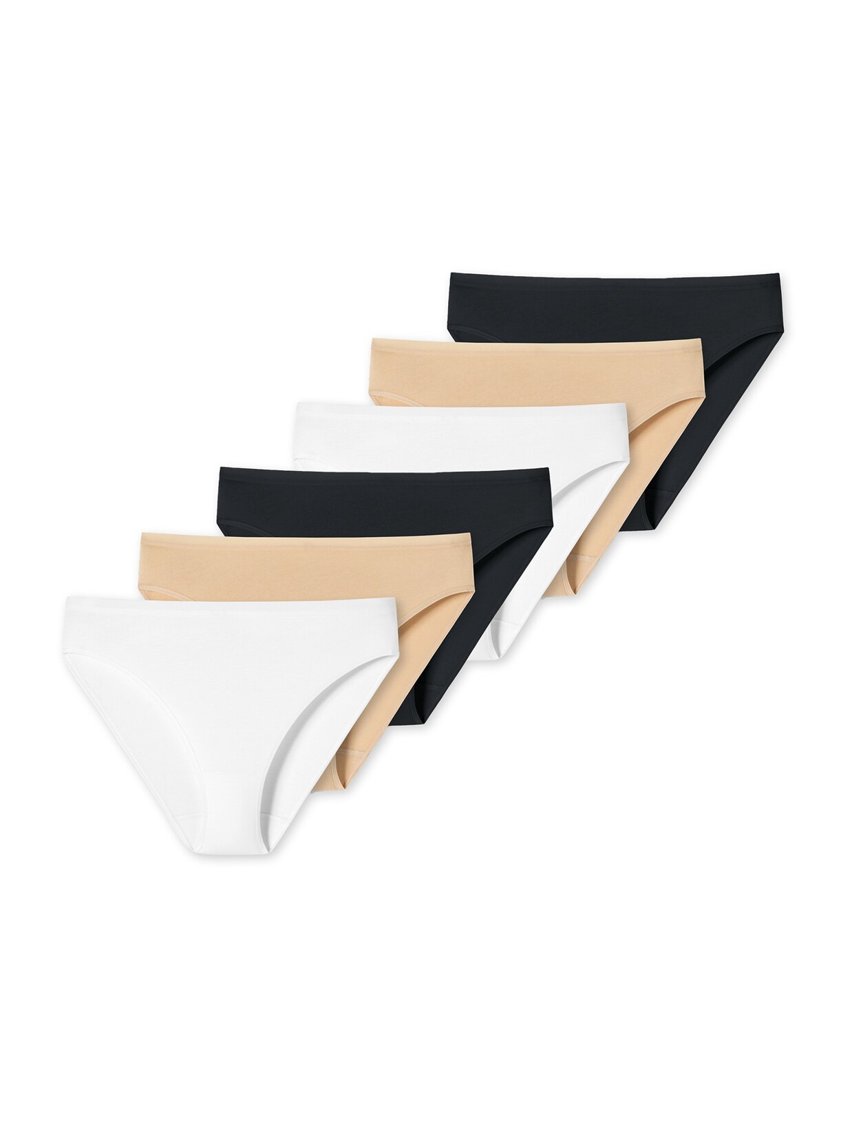 Schiesser Damen Tai-Slip Uncover 6er Pack