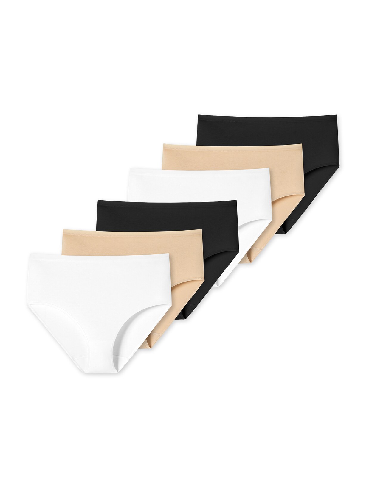 Schiesser Damen Midislip Uncover 6er Pack