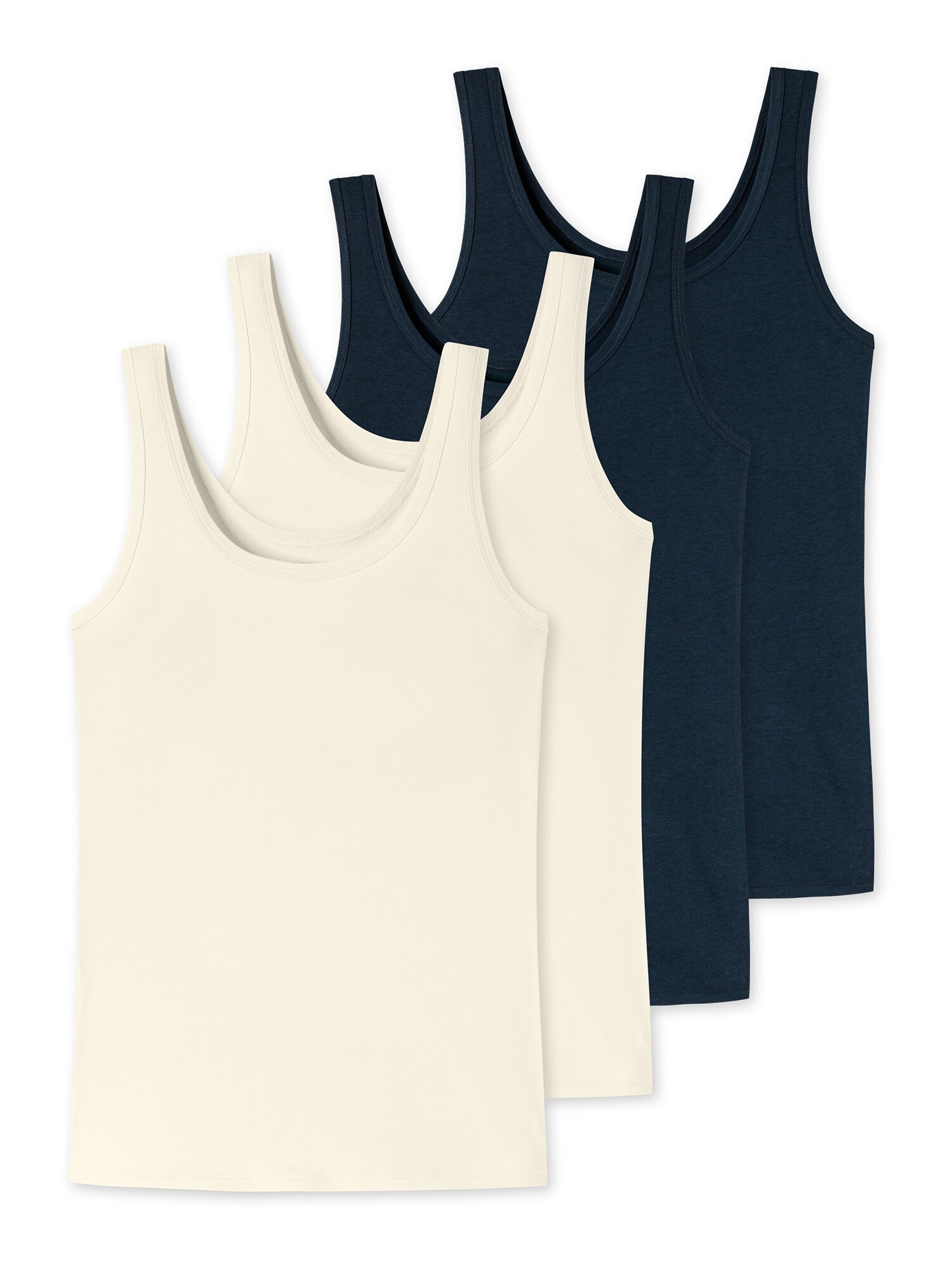 Schiesser Damen Tr&auml;gertop Uncover 4er Pack - Bild 1