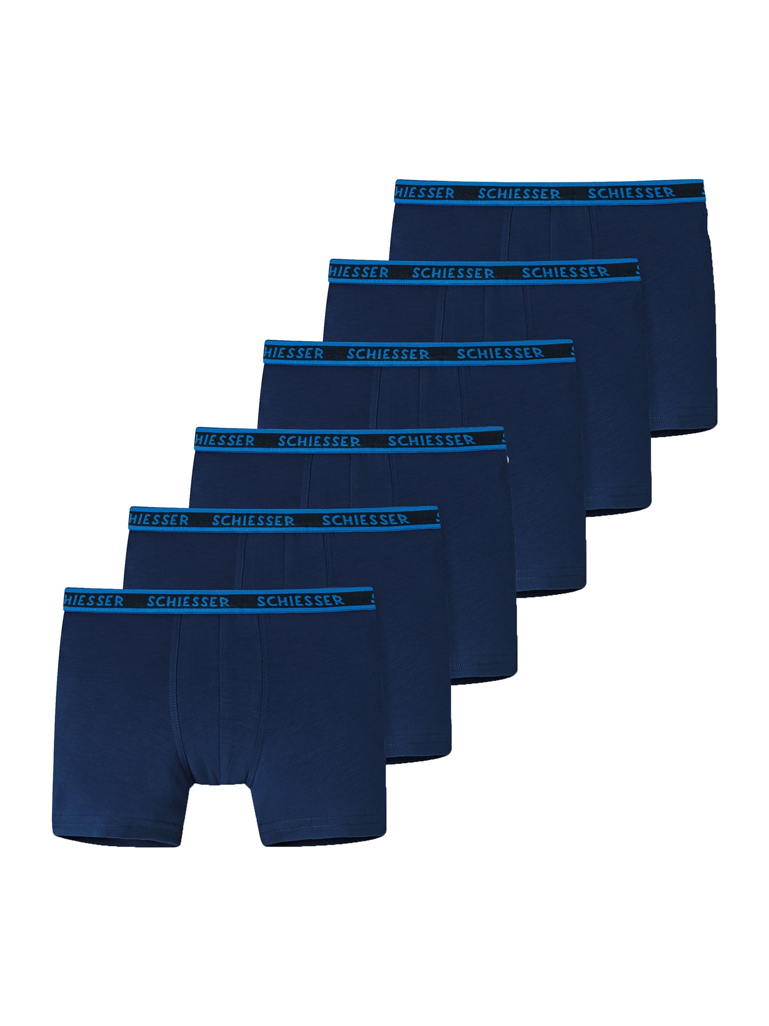 Schiesser Jungen Boxer Shorts 6er Pack - Bild 1