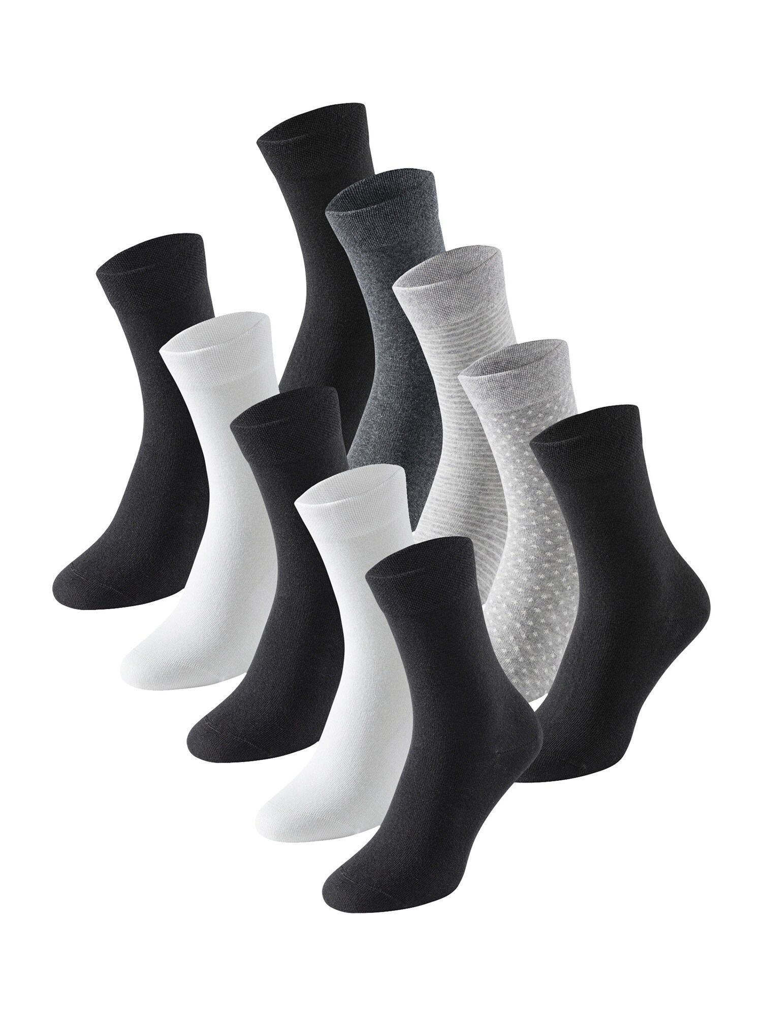 Schiesser Damen Freizeitsocken Cotton Fit 10er Pack - Bild 1