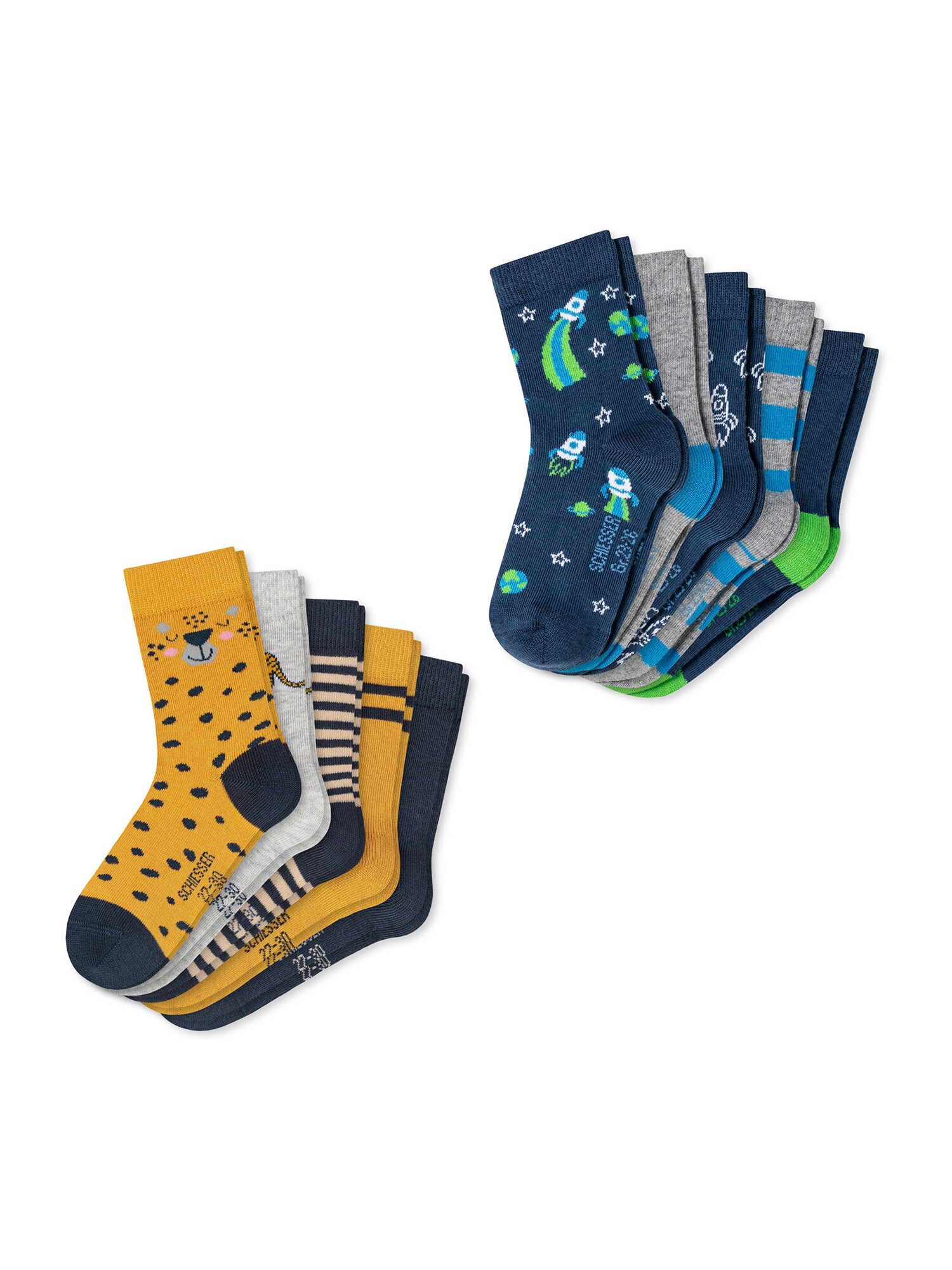 Schiesser Unisex Freizeitsocken Muster Mix 10er Pack - Bild 1