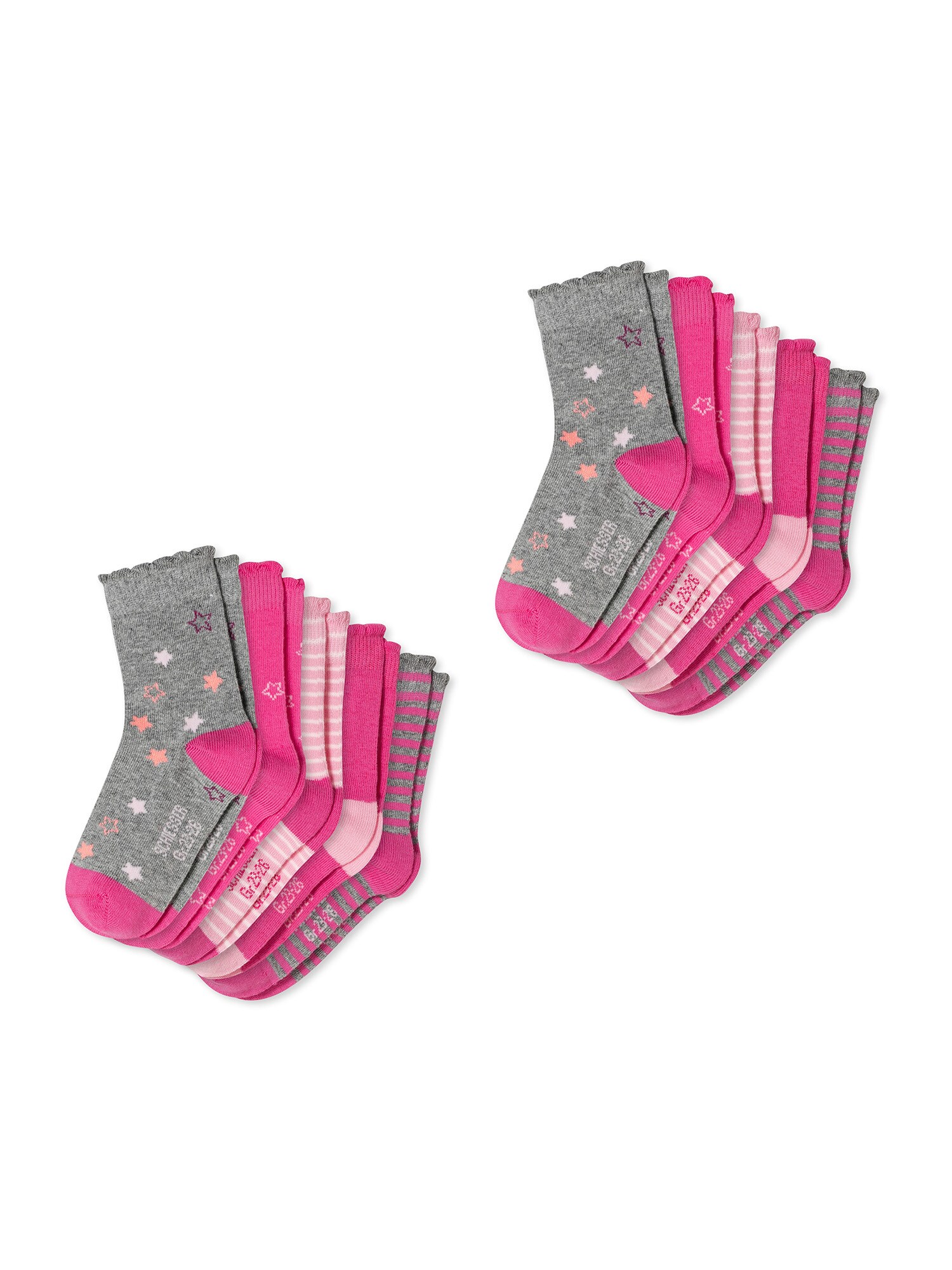 Schiesser M&auml;dchen Freizeitsocken Muster Mix 10er Pack - Bild 1