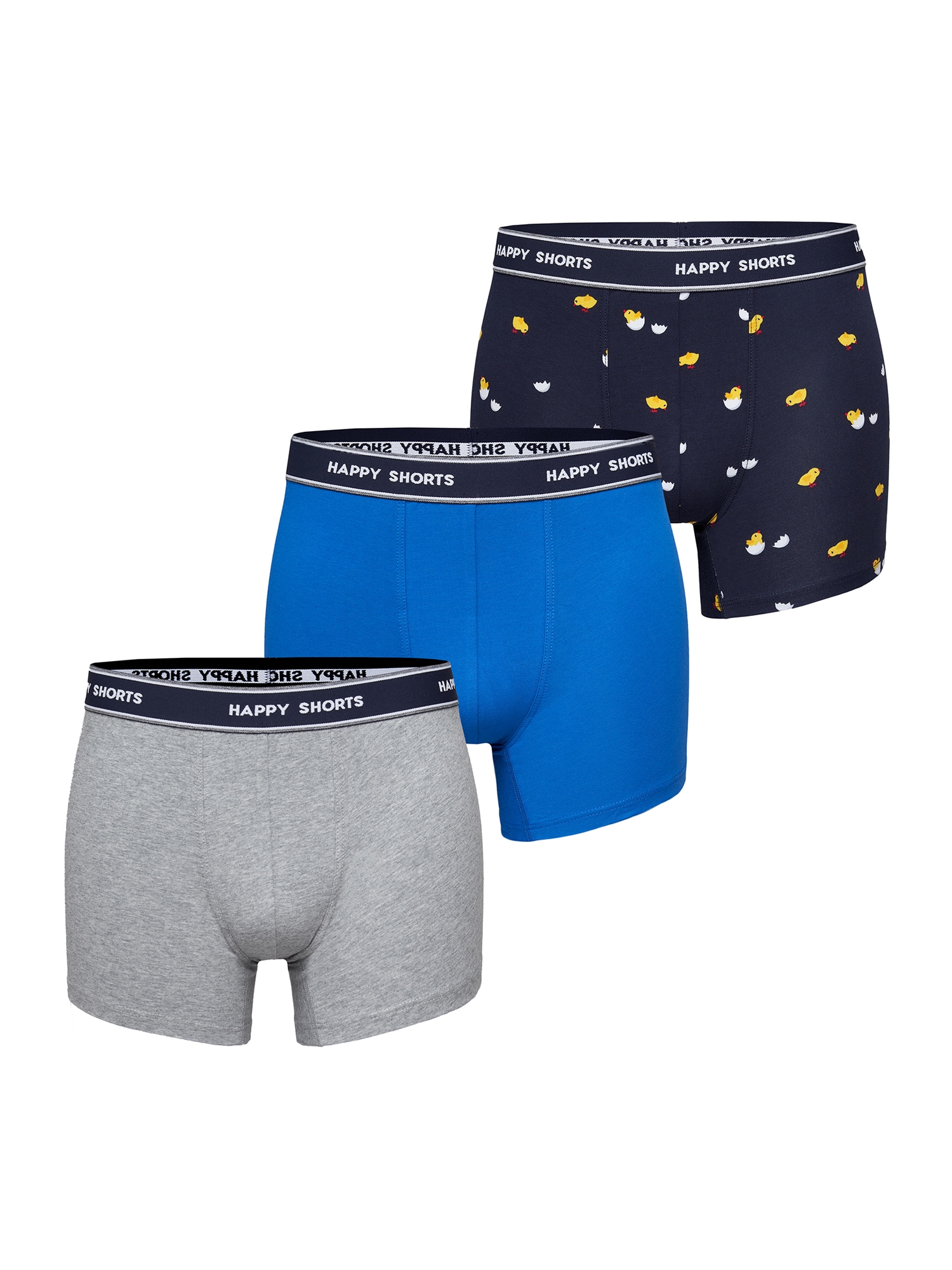 Happy Shorts Herren Retro Pants Motive 3er Pack - Bild 1