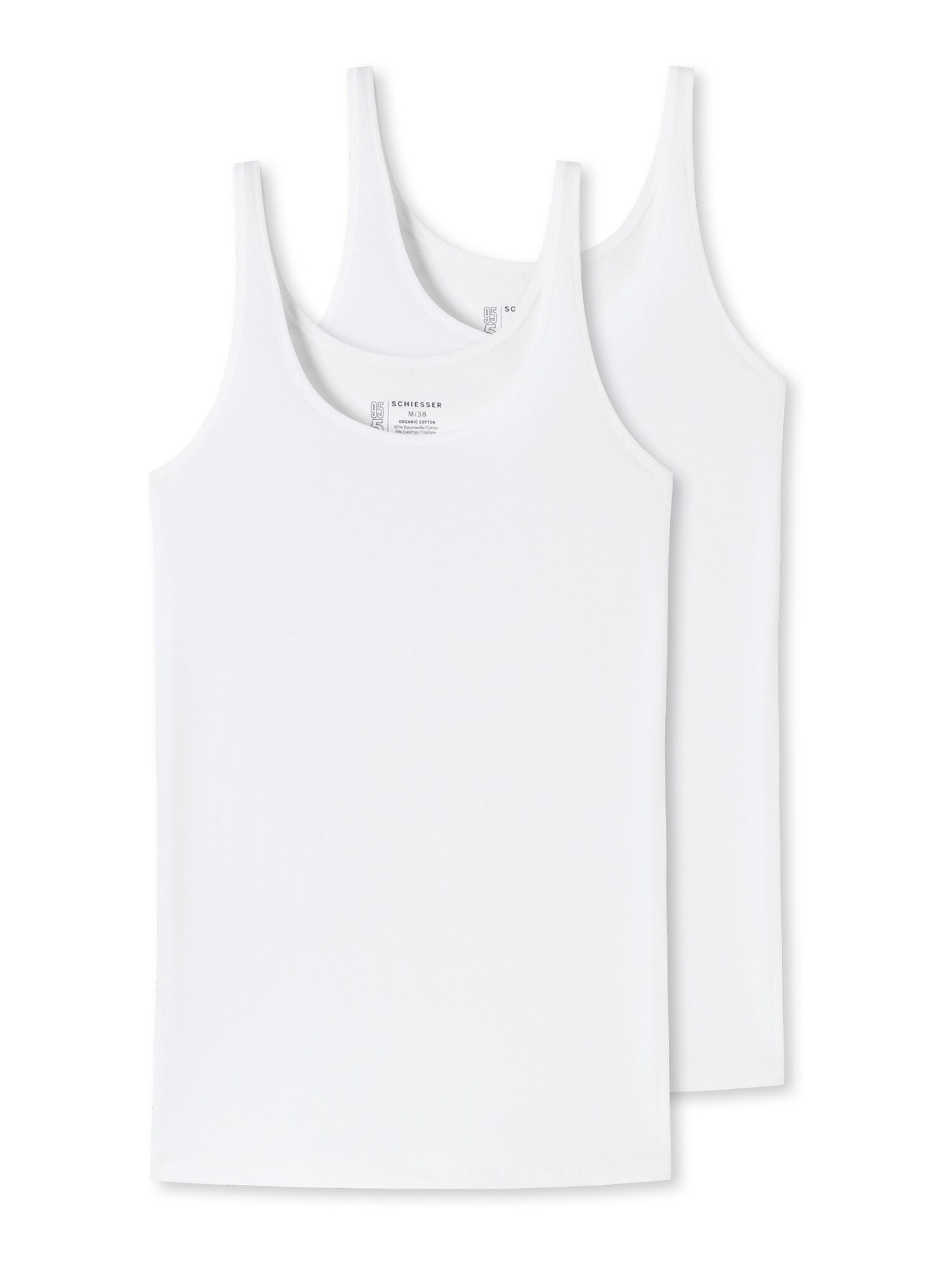 Schiesser Damen Tanktop 95/5 2er Pack - Bild 1