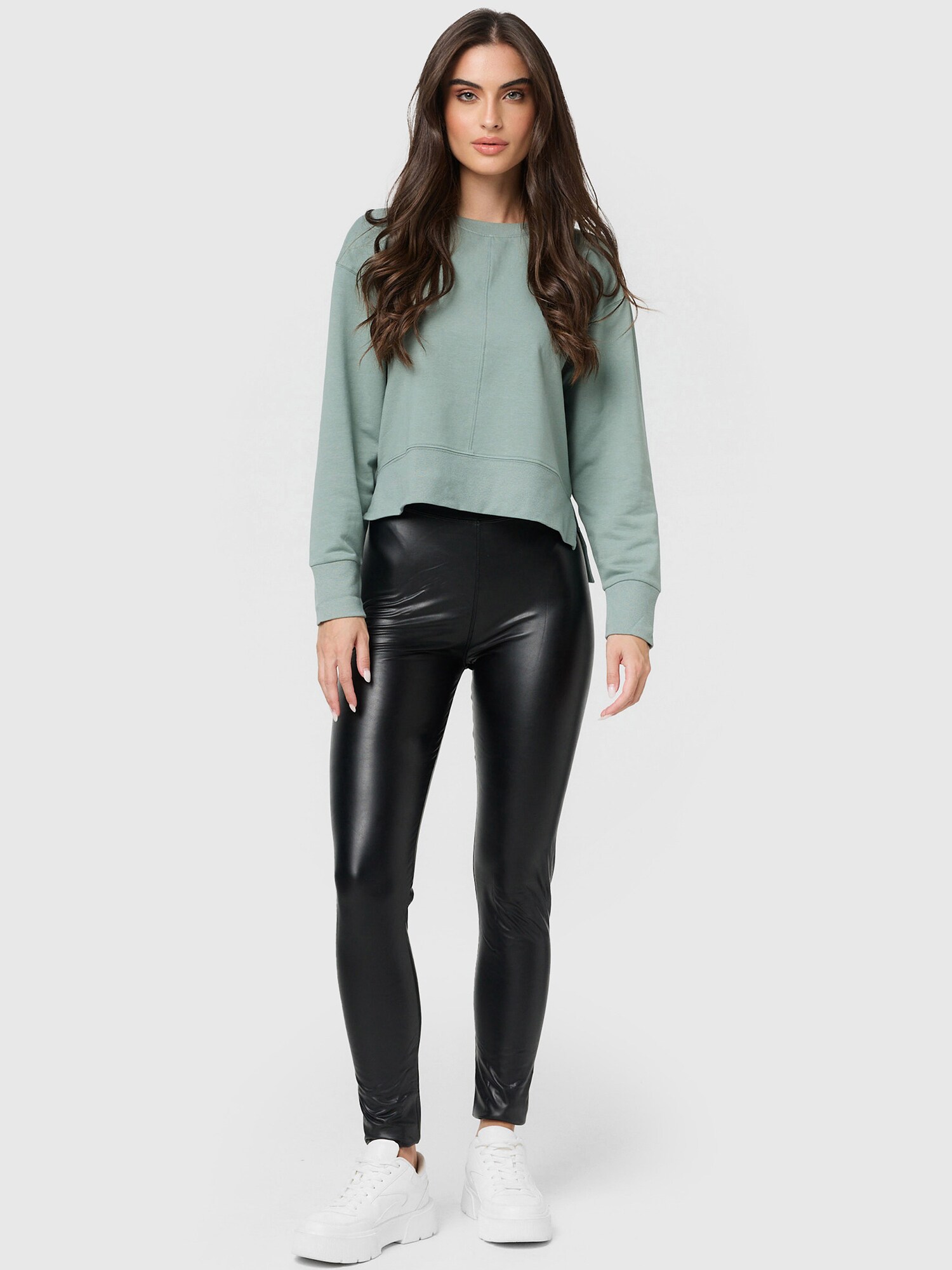 NUR DIE Damen Vegane Leggings in Leder-Optik Relax & Go 1er Pack - Bild 1