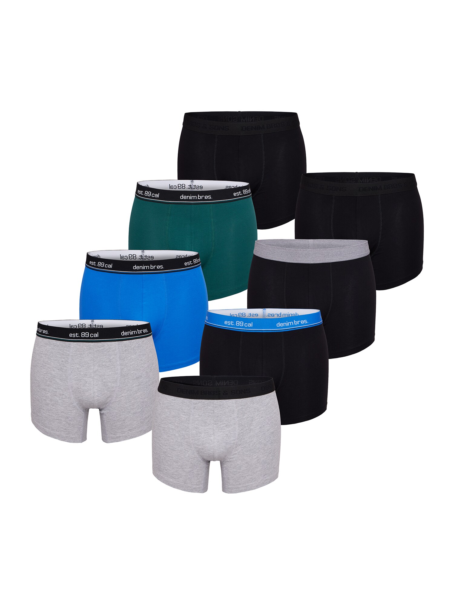 MG-1 Herren Retro Boxer Mix Colors 8er Pack - Bild 1