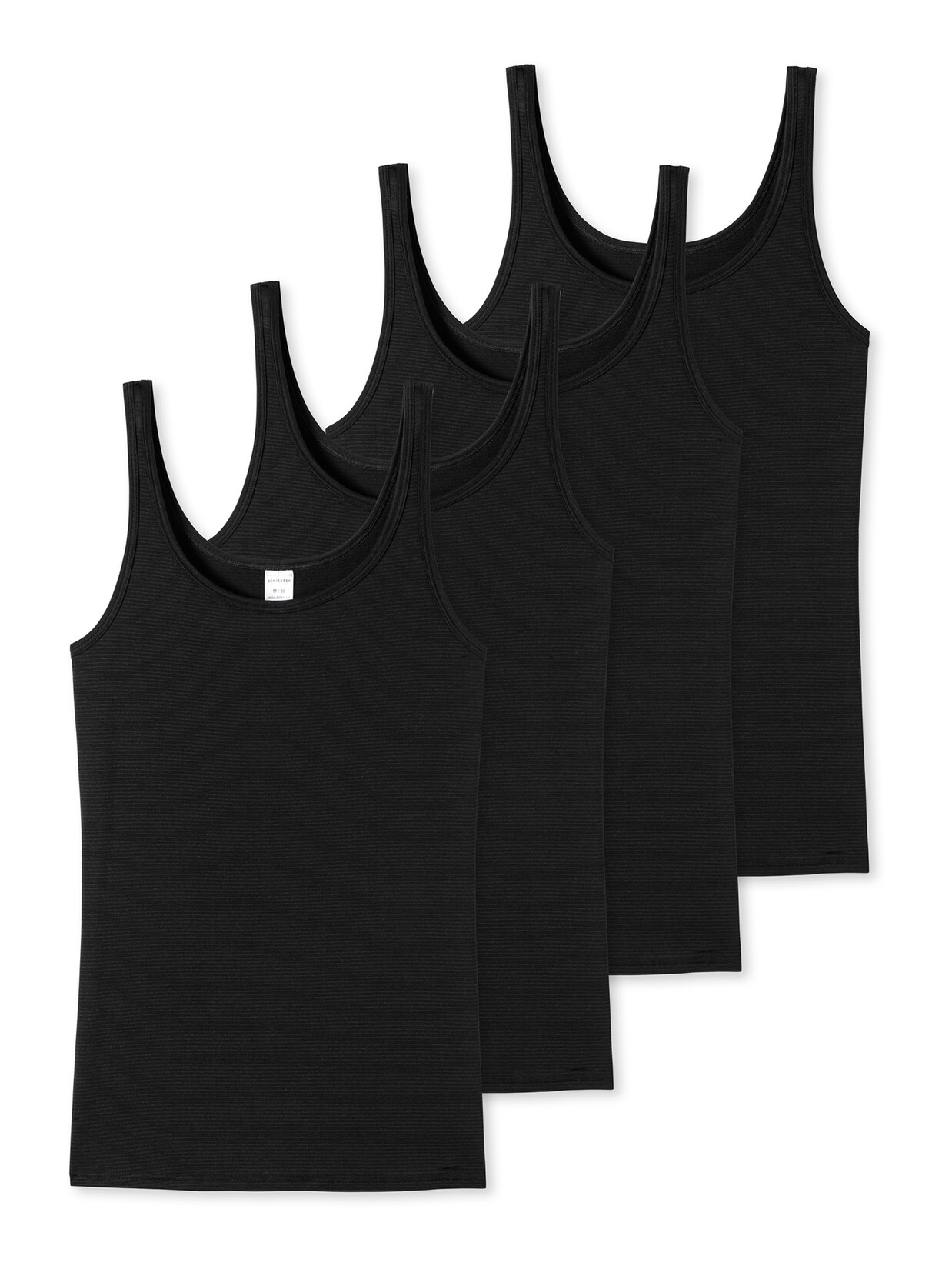 Schiesser Damen Spaghettitop Modal Essentials 4er Pack