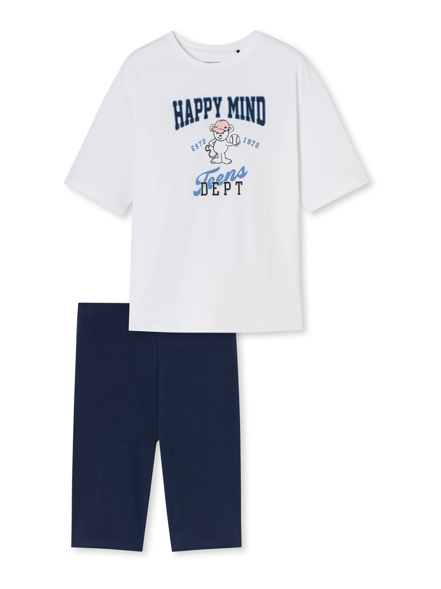 Schiesser M&auml;dchen Pyjama Organic Cotton 1er-Pack - Bild 1