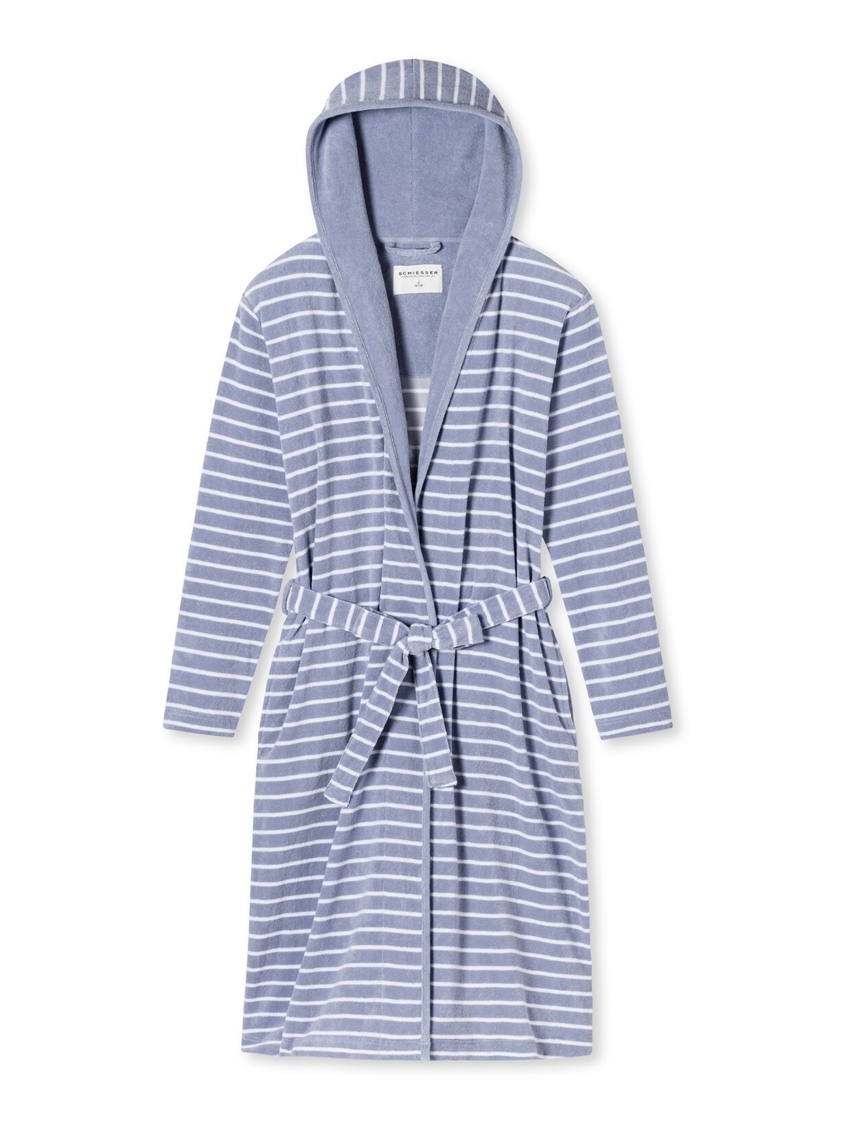 Schiesser Damen Bademantel Feather Terry 1er-Pack