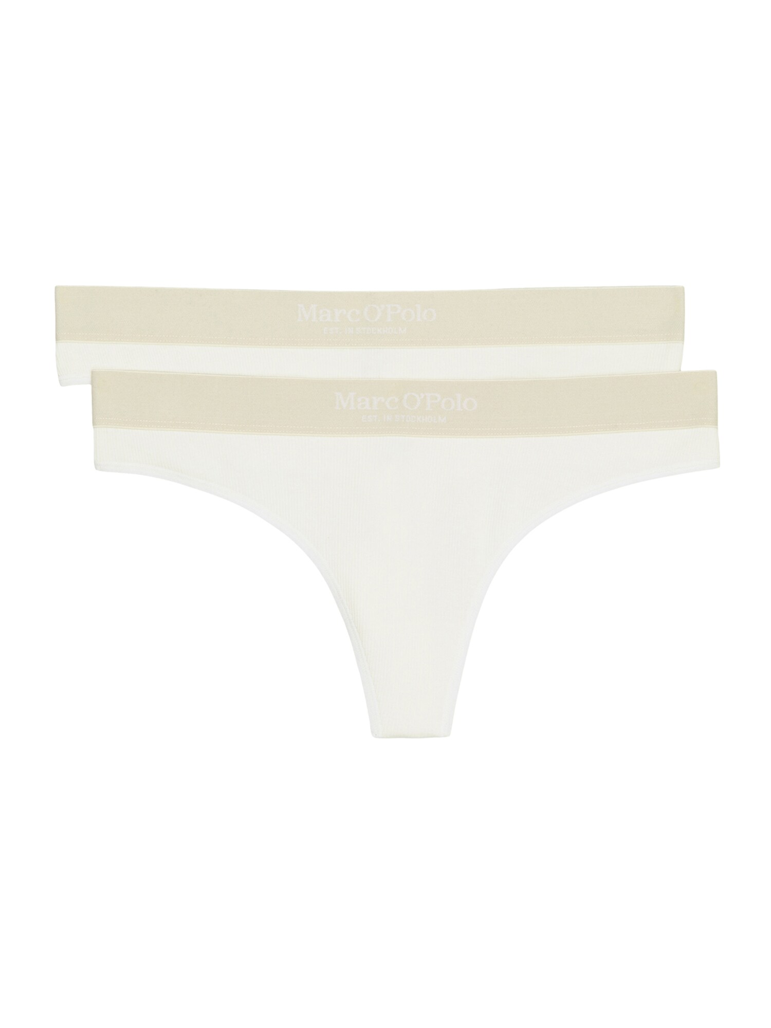 Marc O'Polo Damen String Iconic Rib 2er Pack - Bild 1