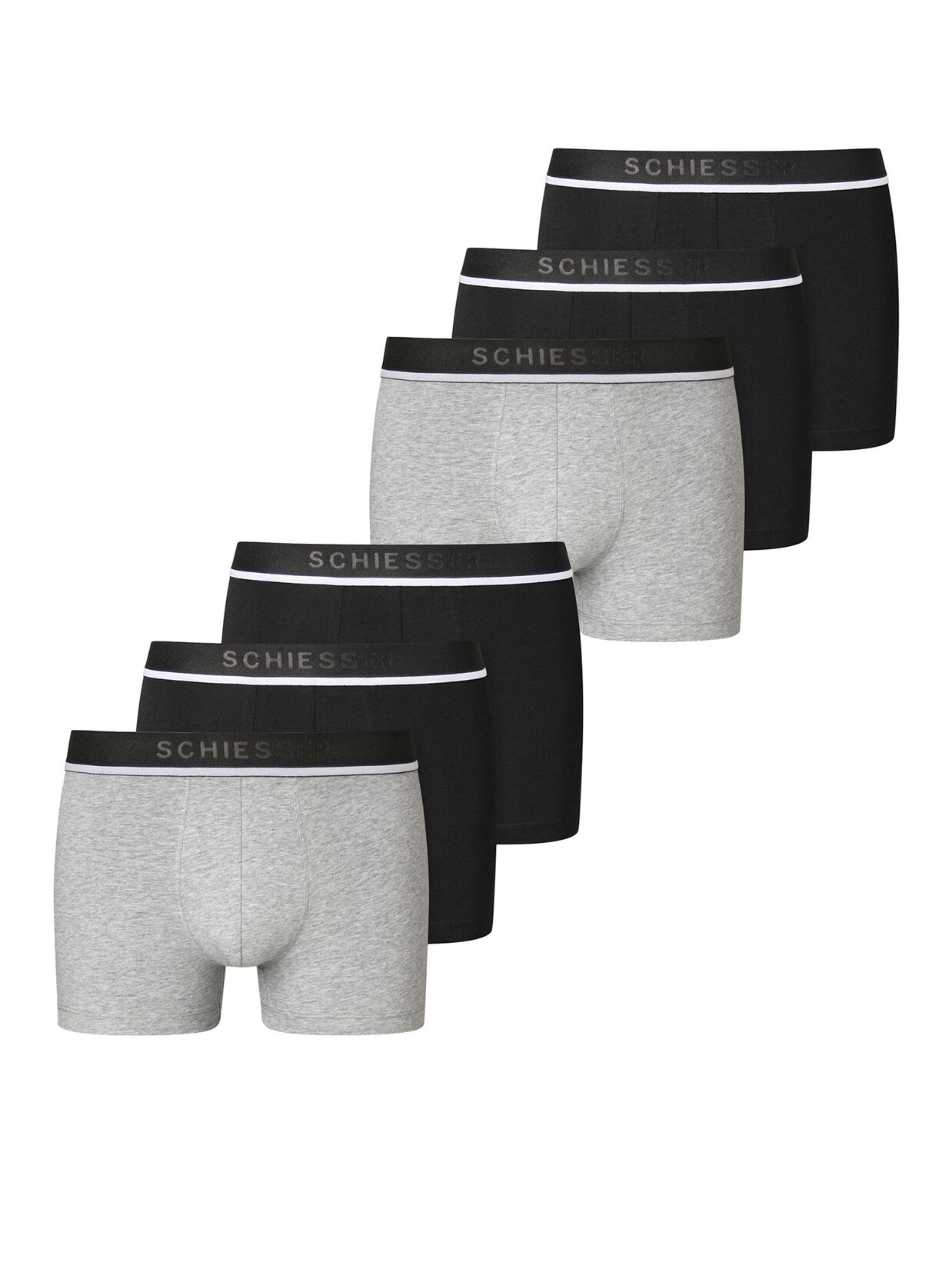 Schiesser Herren Retro Boxer 95/5 Organic Cotton 6er Pack