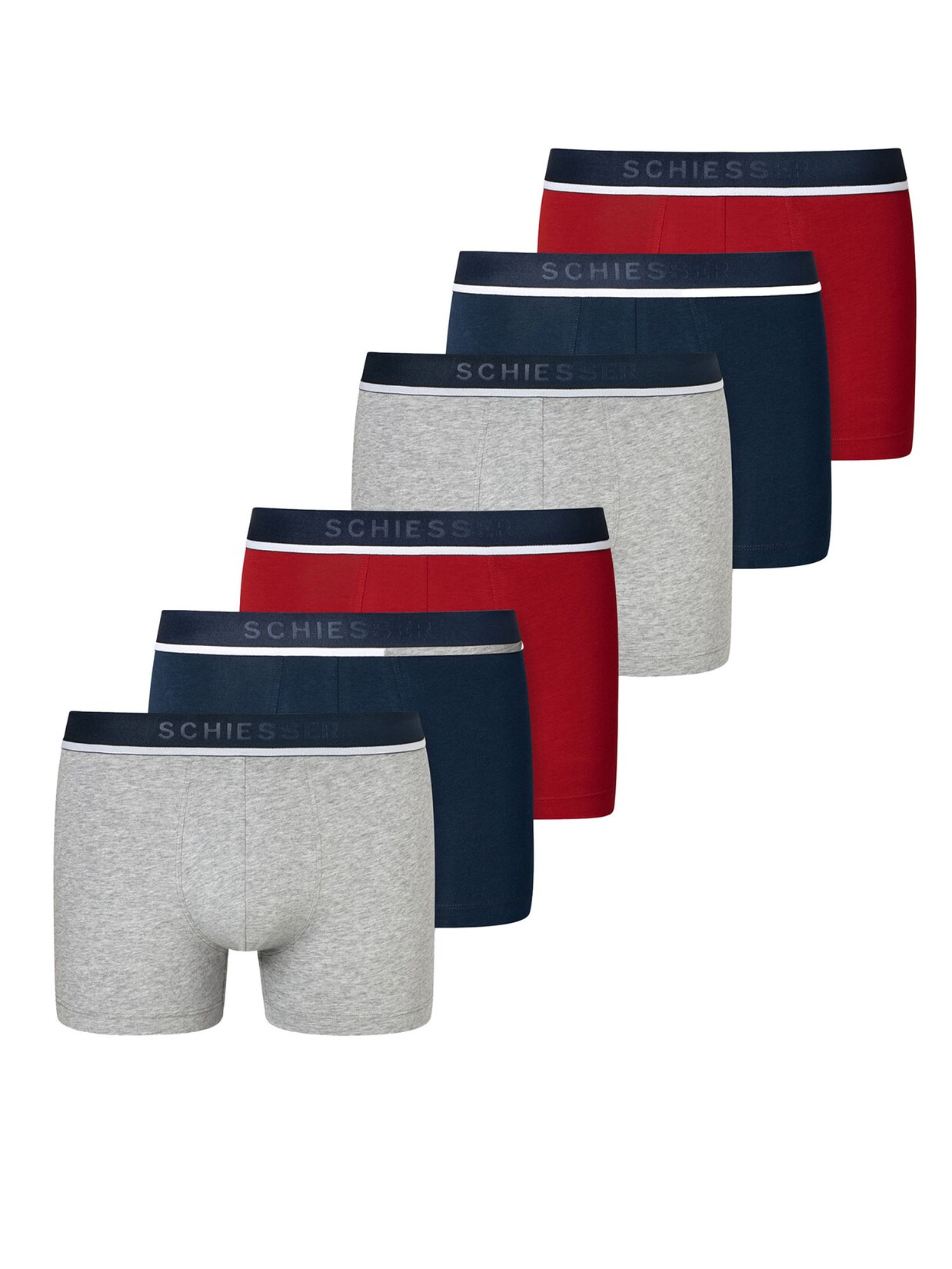 Schiesser Herren Retro Boxer 95/5 Organic Cotton 6er Pack