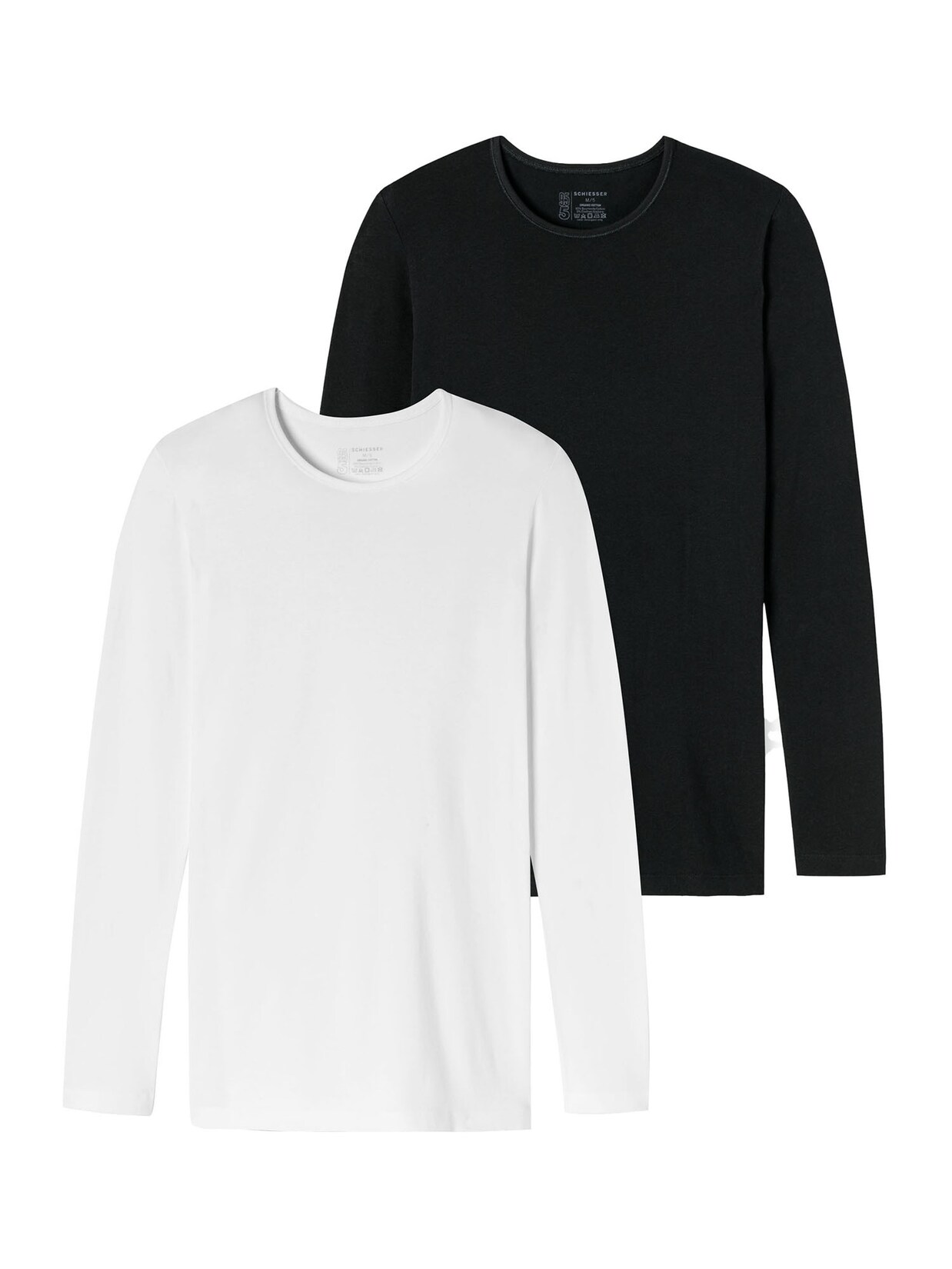 Schiesser Herren Longsleeve 95/5 Originals 2er Pack