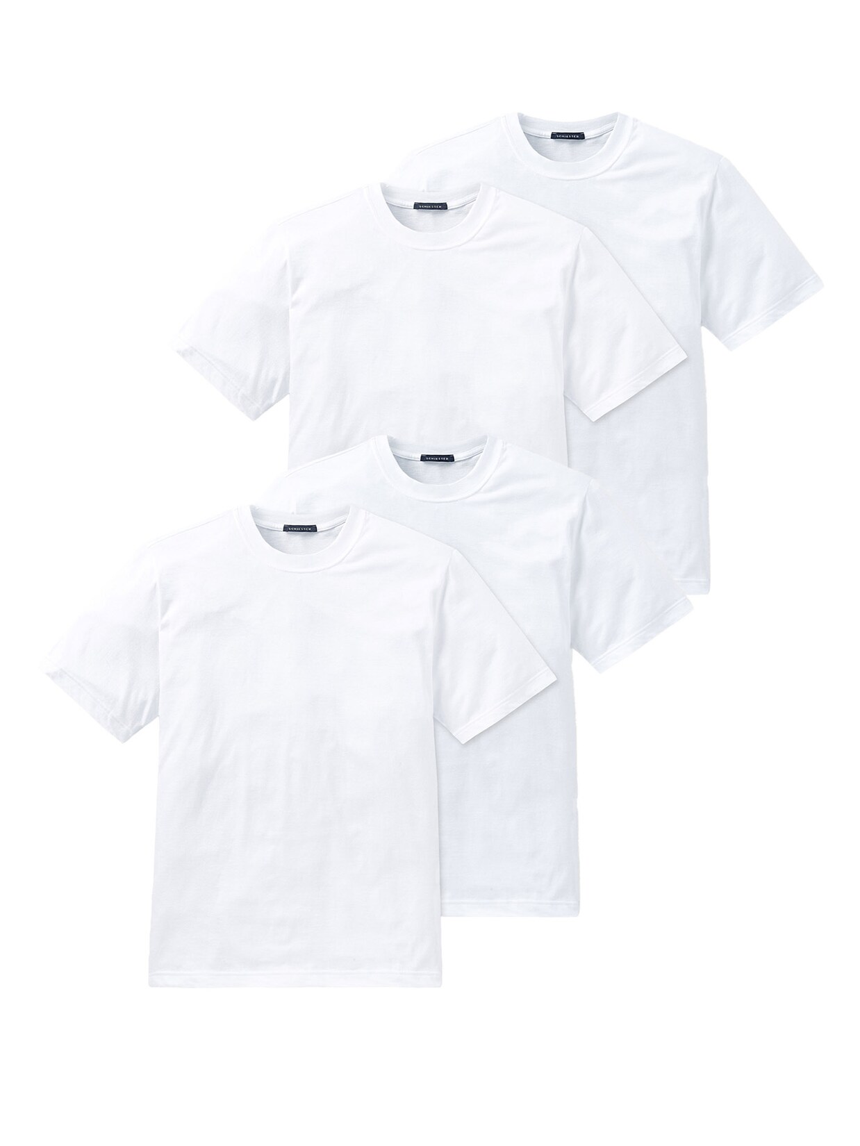 Schiesser Herren T-Shirt American Shirt 4er Pack