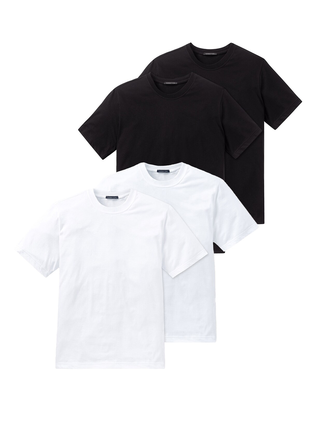 Schiesser Herren T-Shirt American Shirt 4er Pack