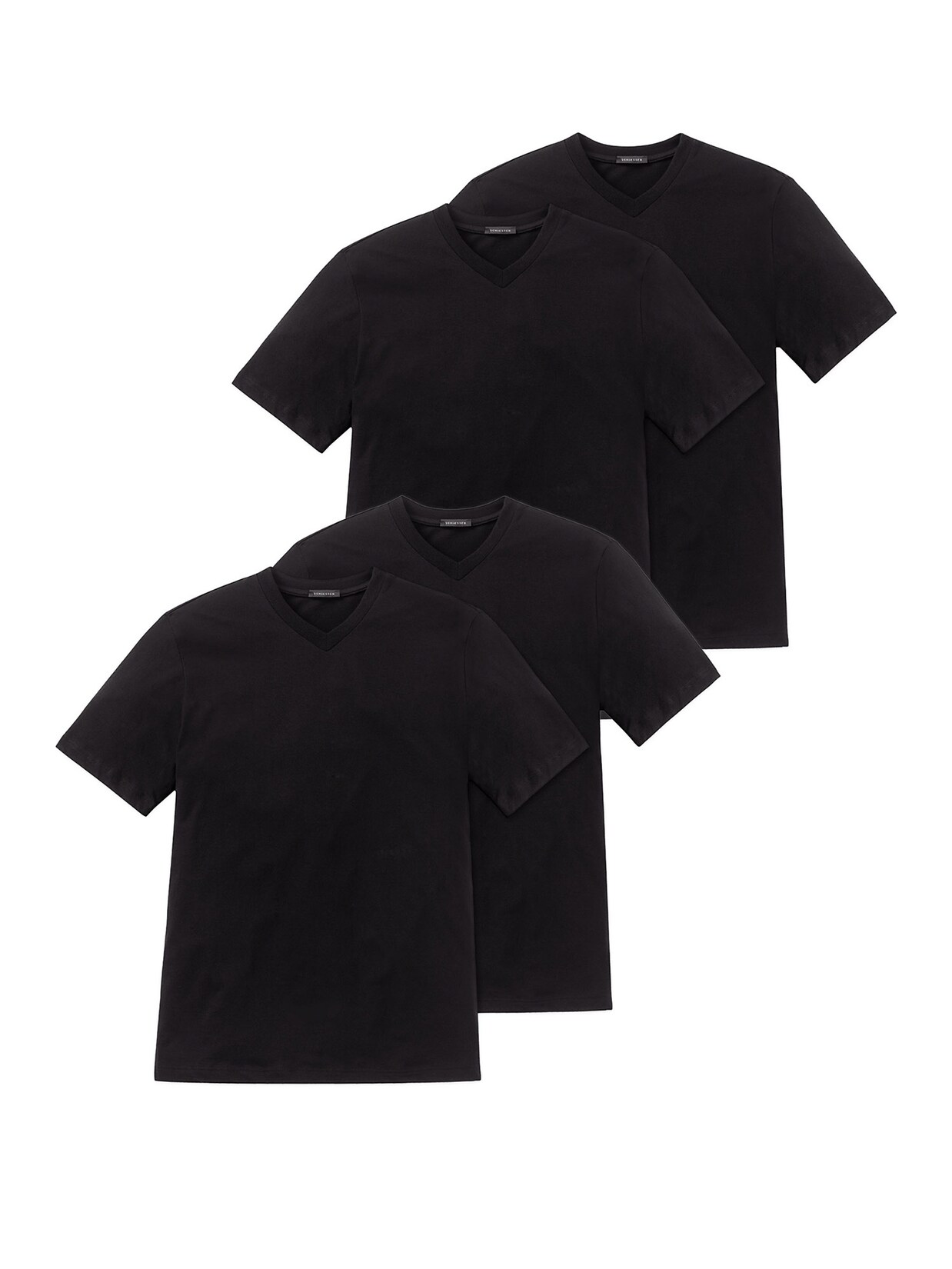 Schiesser Herren T-Shirt American Shirt 4er Pack
