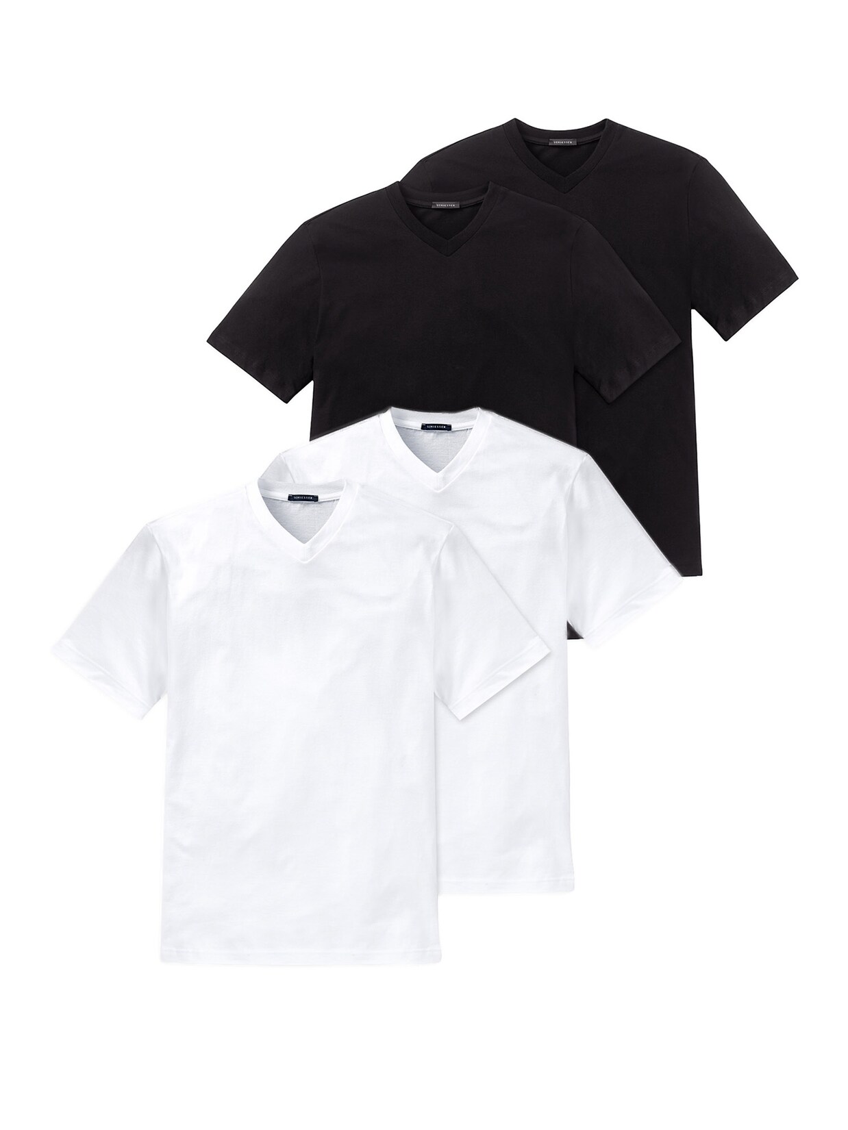 Schiesser Herren T-Shirt American Shirt 4er Pack