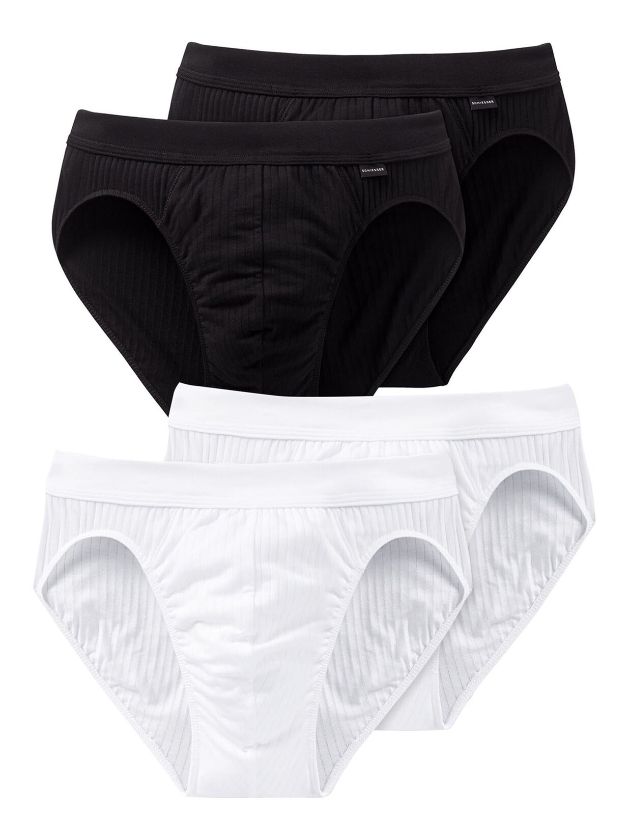 Schiesser Herren Rioslip Authentic 4er Pack