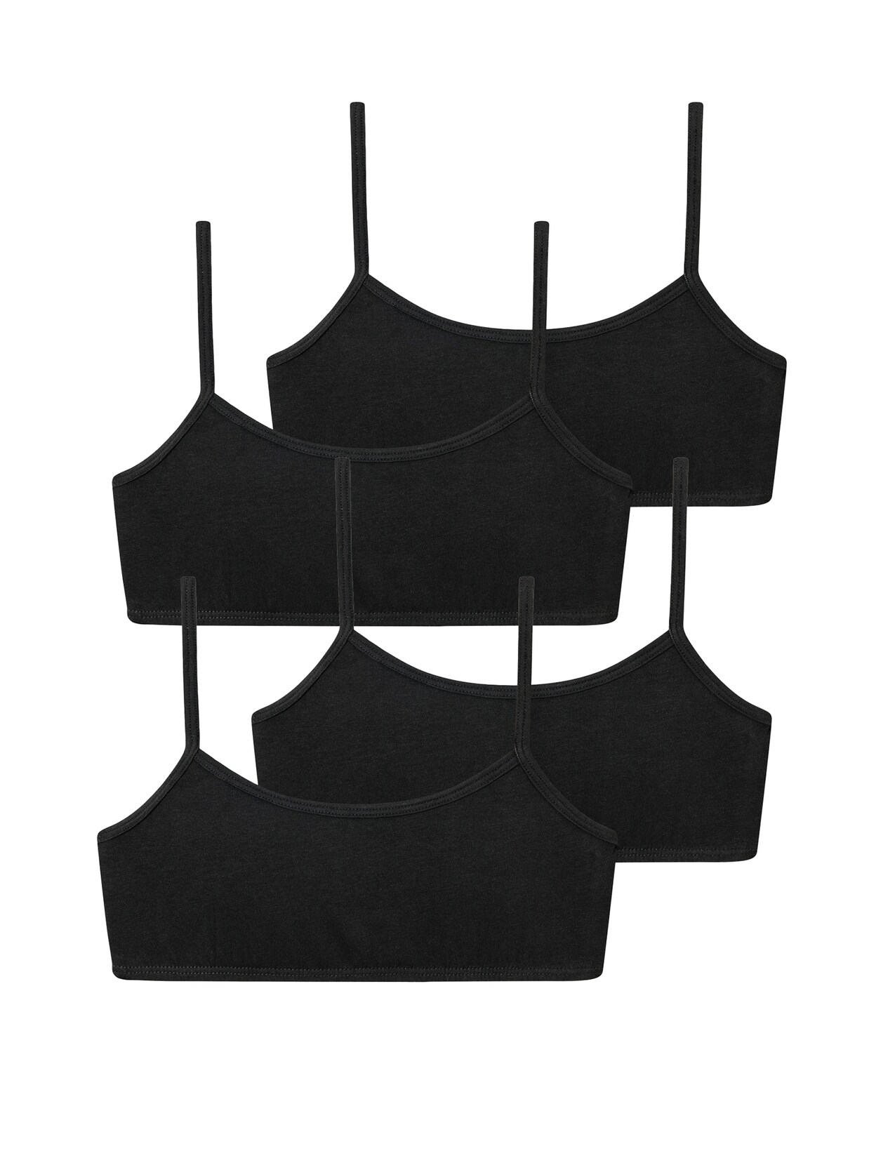 Schiesser Mädchen Bustier 95/5 Organic Cotton 4er Pack