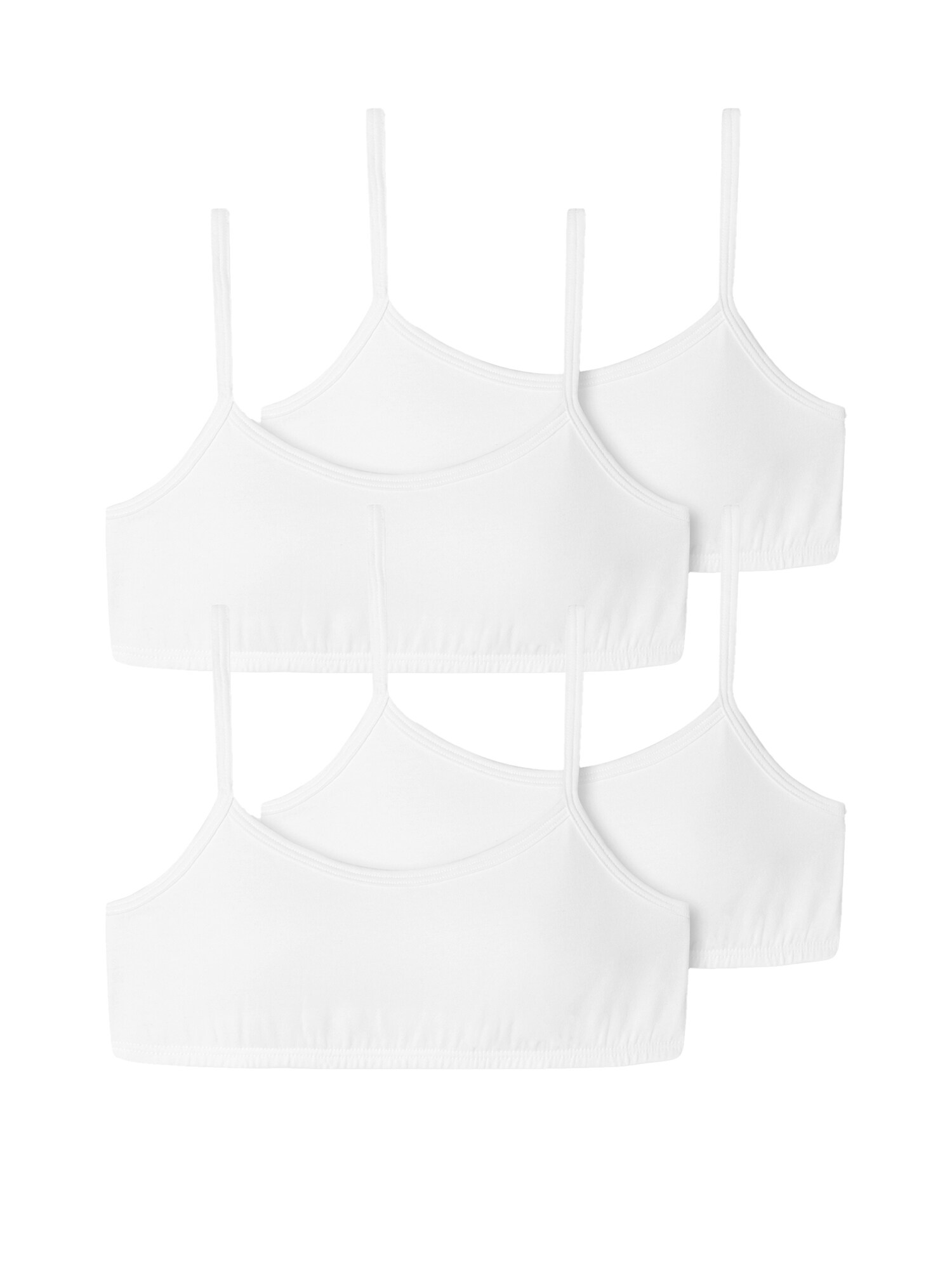 Schiesser M&auml;dchen Bustier 95/5 Organic Cotton 4er Pack - Bild 1