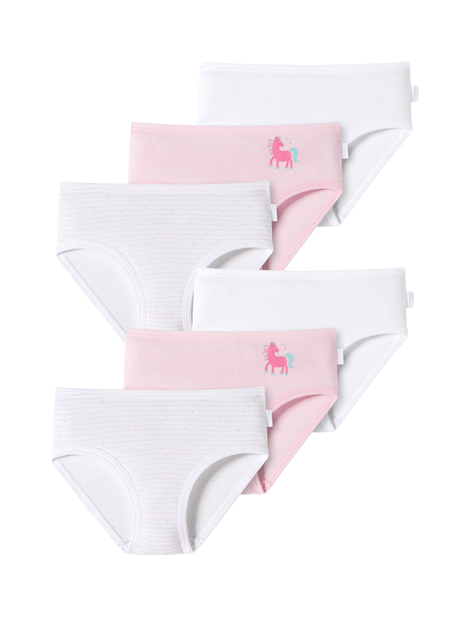 Schiesser M&auml;dchen Slip Fine Rib 6er Pack - Bild 1