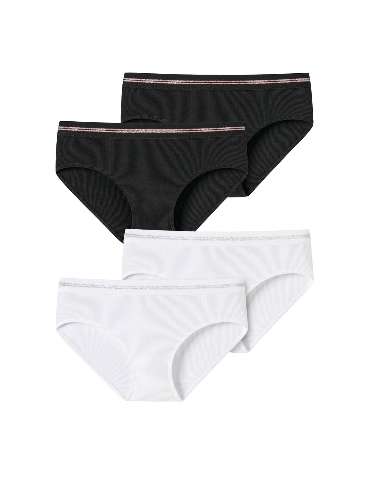 Schiesser Mädchen Panty Long Life Rib 4er Pack