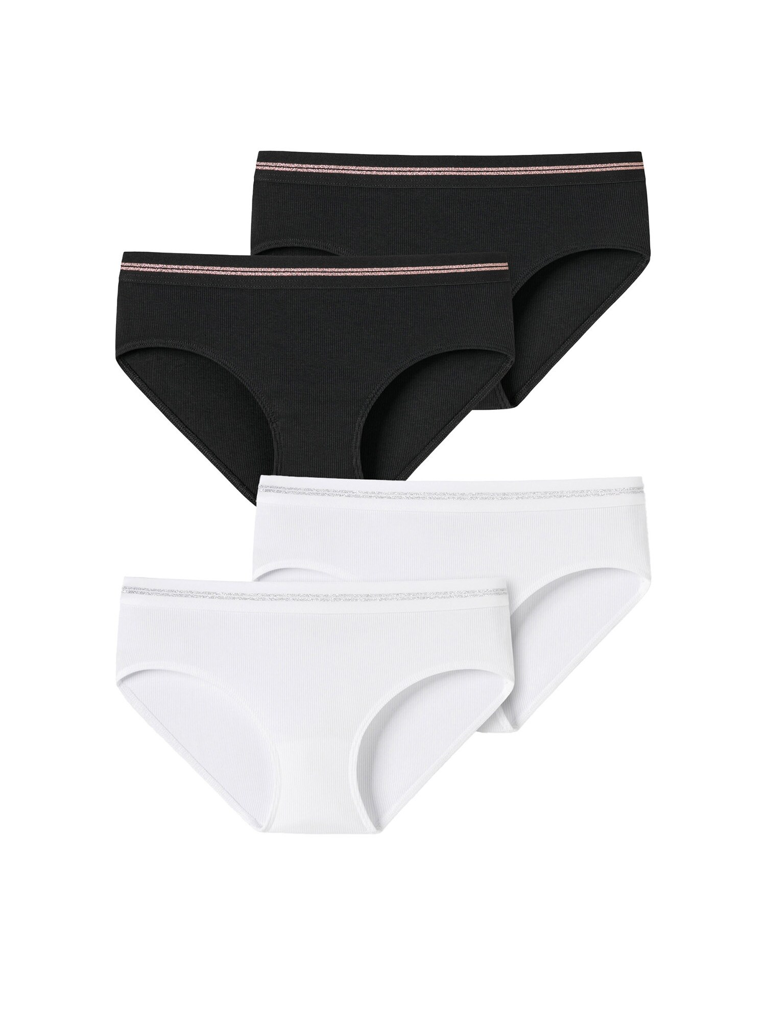 Schiesser M&auml;dchen Panty Long Life Rib 4er Pack - Bild 1