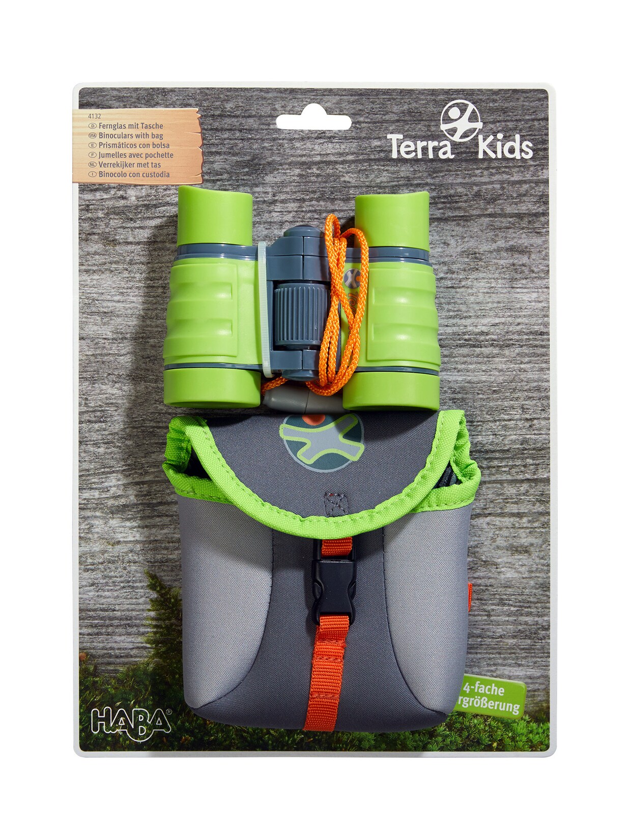HABA Unisex Kinderfernglas Terra Kids Fernglas mit Tasche 1er Pack | 04010168041322
