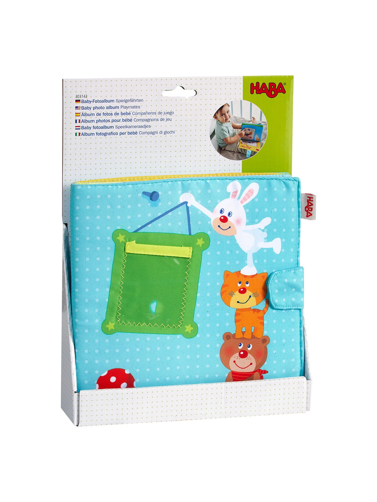 HABA Unisex Fotoalbum Baby-Fotoalbum Spielgefährten 1er Pack | 04010168229652