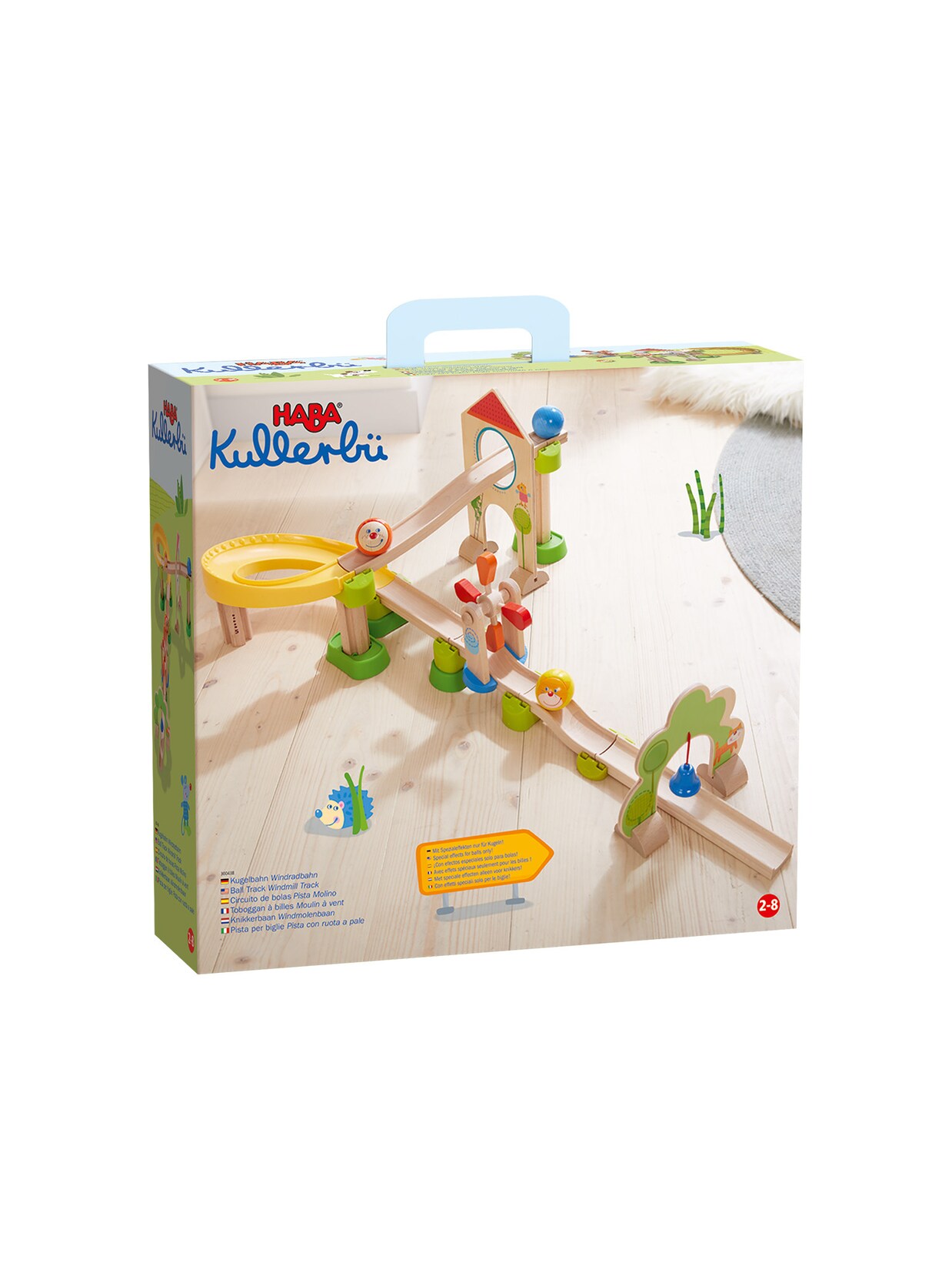 HABA Unisex Kugelbahn Kullerbü – Kugelbahn Windradbahn 1er Pack | 04010168211206