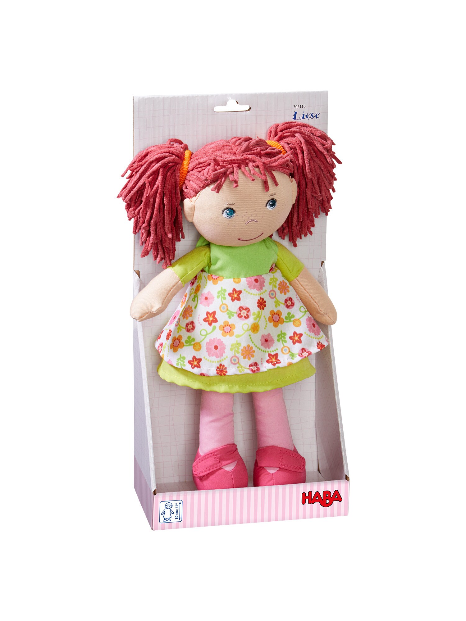 HABA Unisex Stoffpuppe Puppe Liese, 30 cm 1er Pack - Bild 1