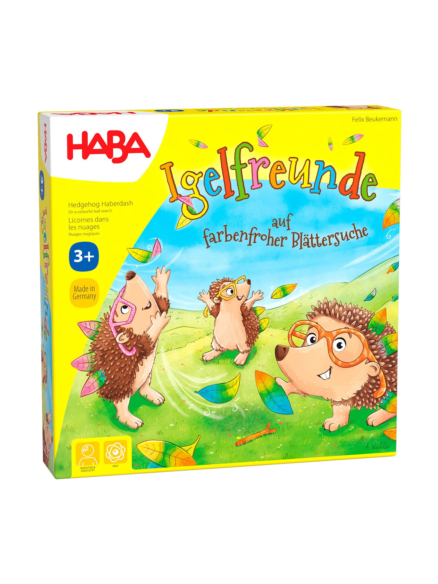 HABA Unisex Spiel Igelfreunde &ndash; Auf farbenfroher Bl&auml;ttersuche 1er Pack - Bild 1