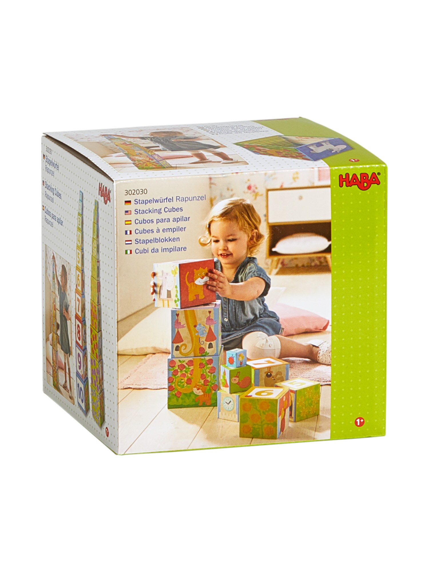 HABA Unisex Stapelspielzeug Stapelw&uuml;rfel Rapunzel 1er Pack - Bild 1