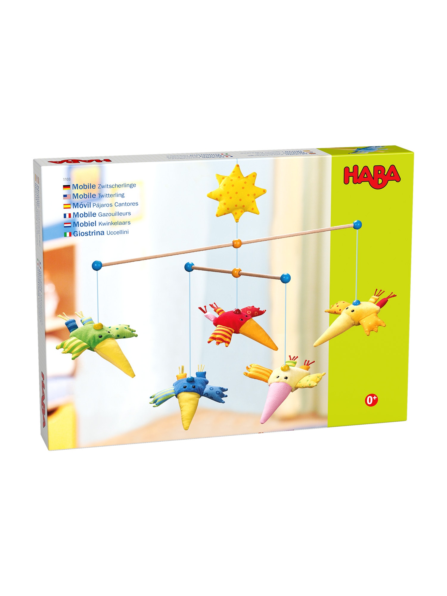 HABA Unisex Lernspielzeug Mobile Zwitscherlinge 1er Pack - Bild 1