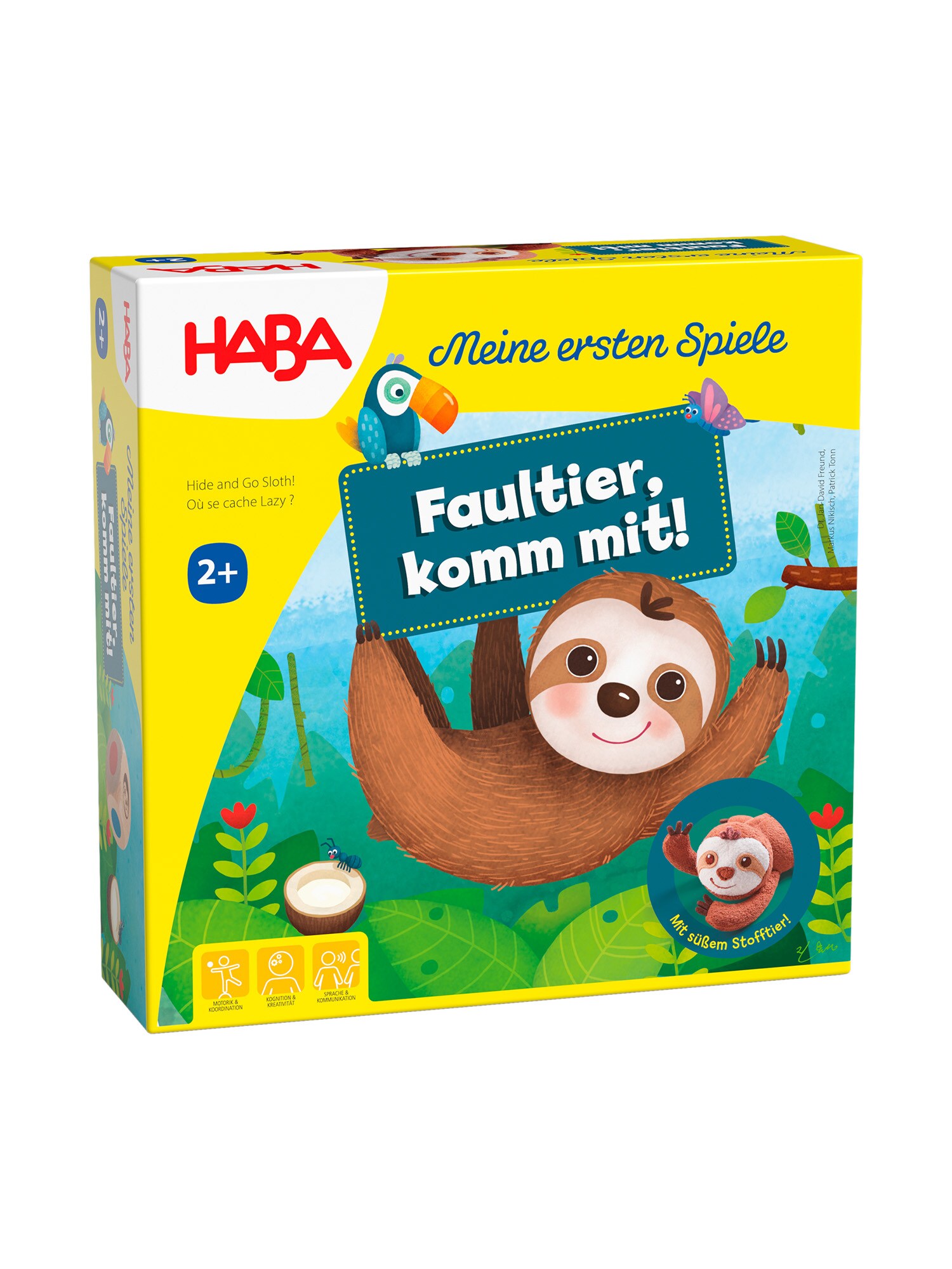 HABA Unisex Lernspielzeug Meine ersten Spiele &ndash; Faultier, komm mit! 1er Pack - Bild 1