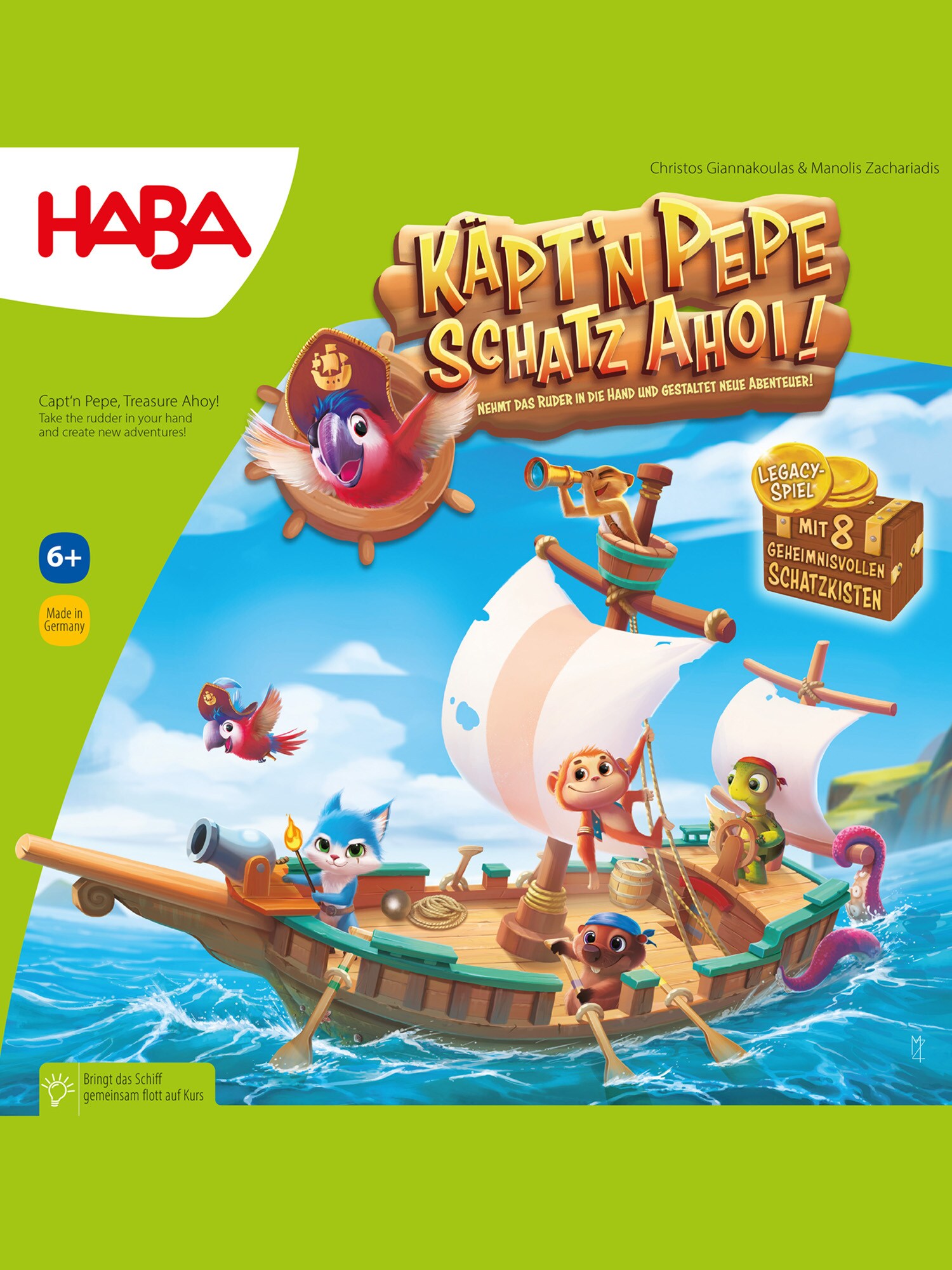 HABA Unisex Spiel K&auml;pt&rsquo;n Pepe, Schatz Ahoi! 1er Pack - Bild 1