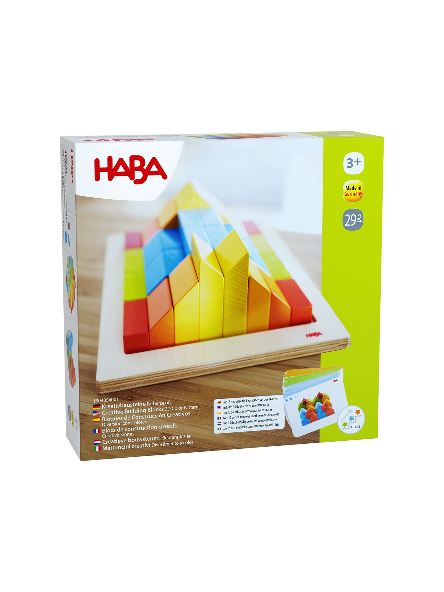 HABA Unisex Spielbausteine 3D-Legespiel Creative Stones 1er Pack - Bild 1