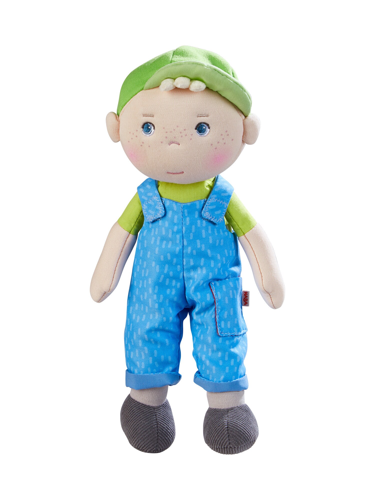 HABA Unisex Stoffpuppe Kuschelpuppe Till, 25 cm 1er Pack - Bild 1