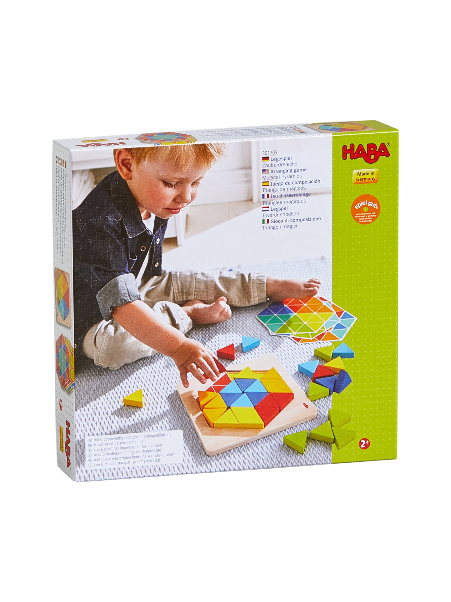 HABA Unisex 3D-Puzzle Legespiel Zauberdreiecke 1er Pack - Bild 1