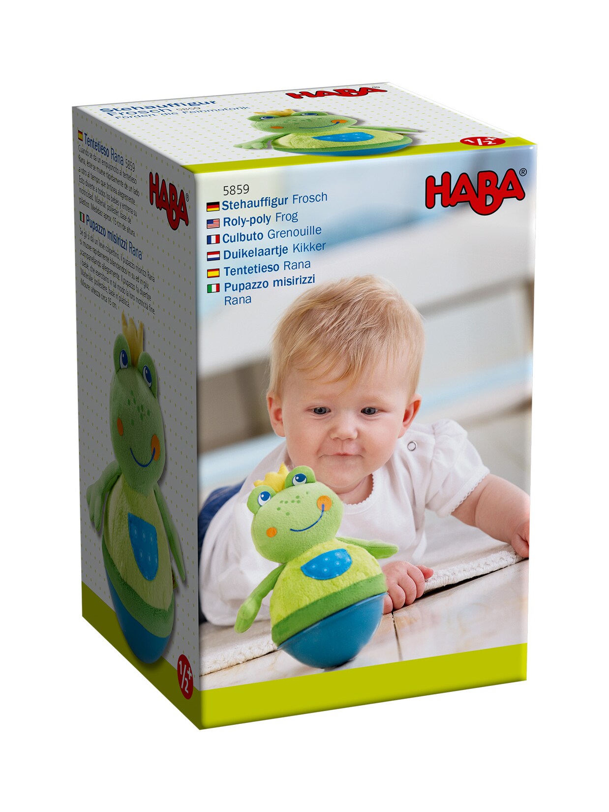 HABA Unisex Stoffpuppe Stehauffigur Kasper 1er Pack