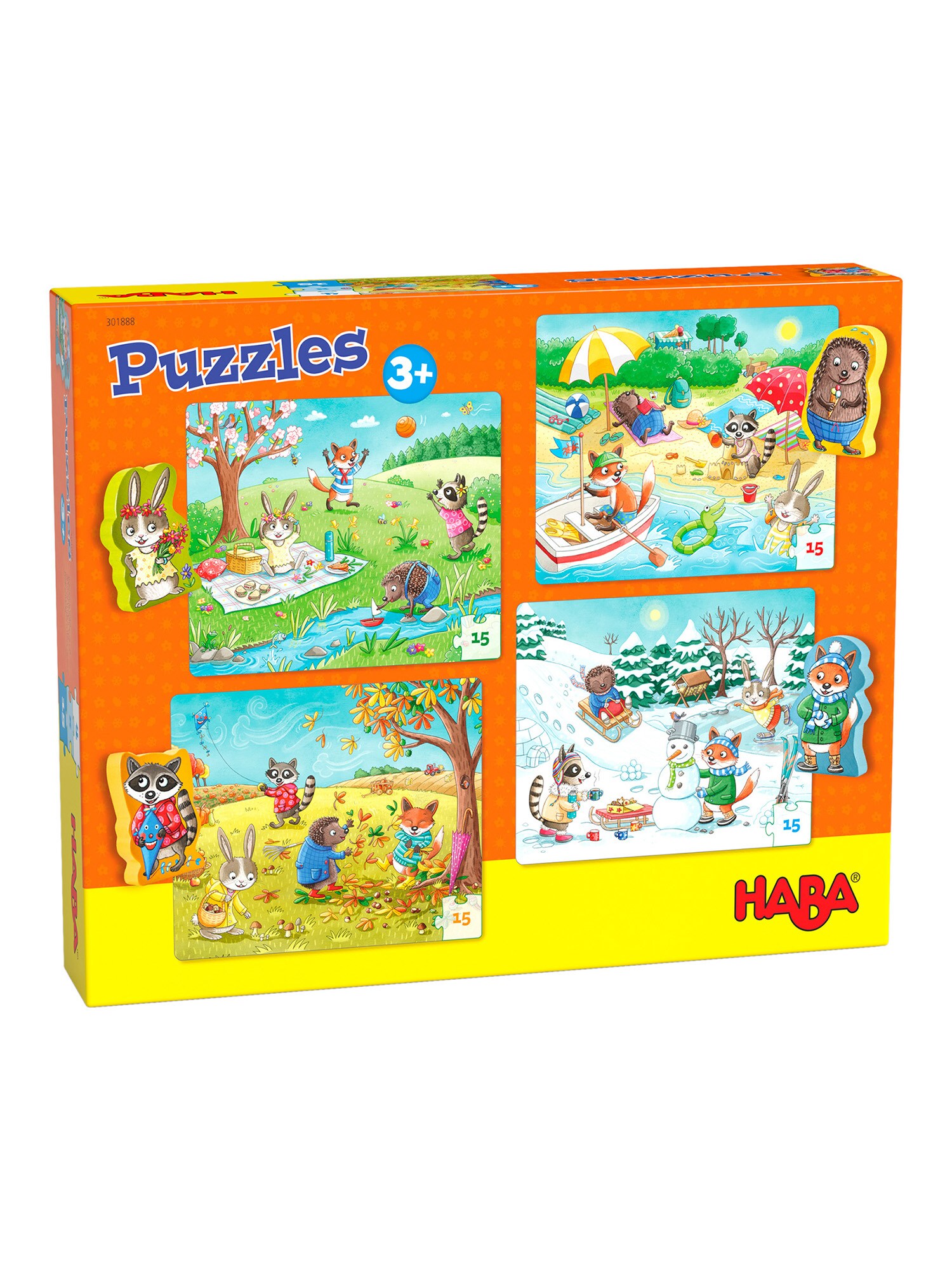 HABA Unisex Puzzle Jahreszeiten 1er Pack - Bild 1