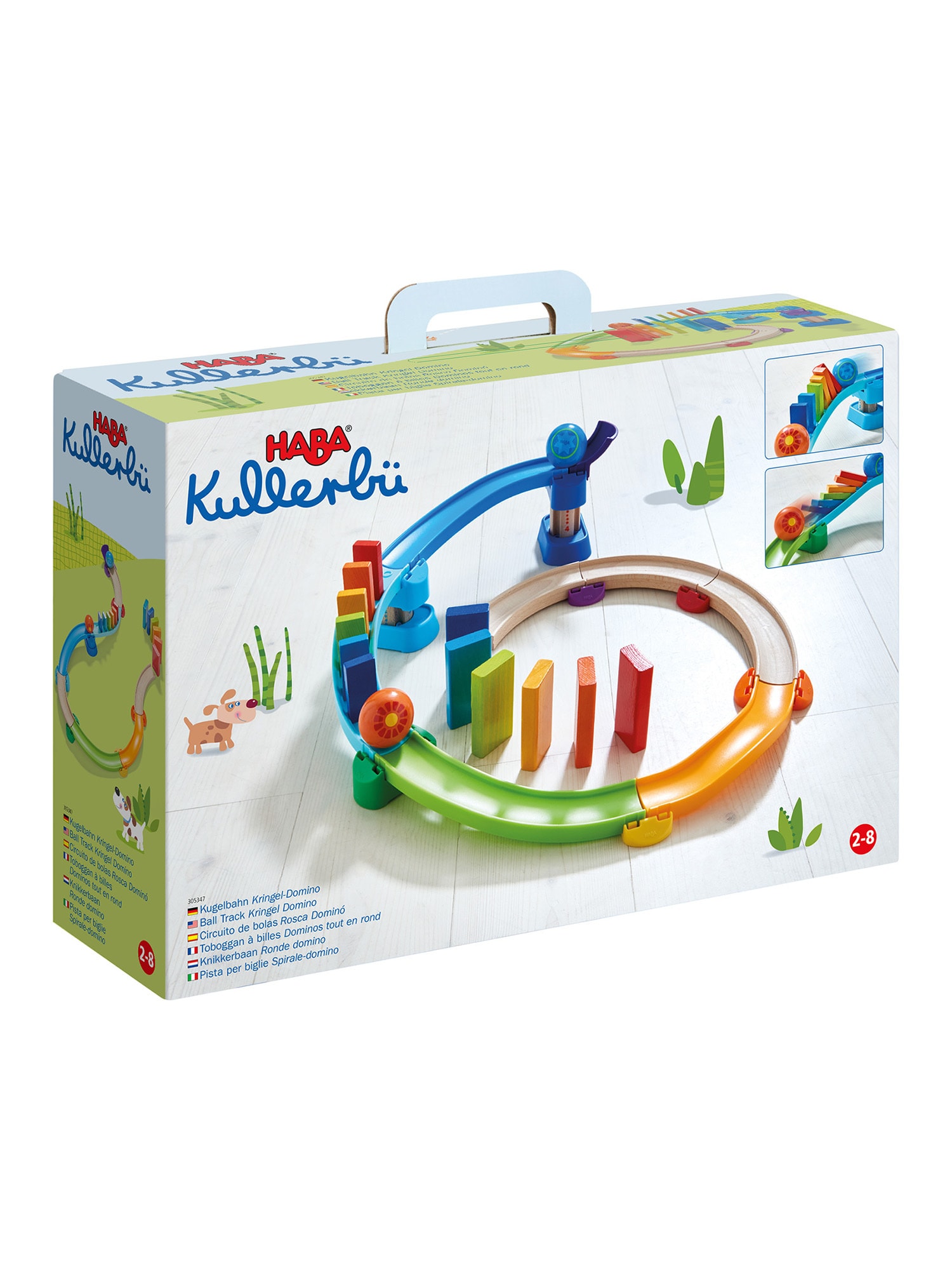 HABA Unisex Kugelbahn Kullerb&uuml; &ndash; Kugelbahn Kringel-Domino 1er Pack - Bild 1
