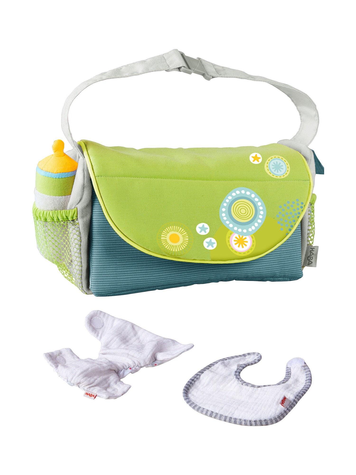 HABA Unisex Puppen Wickeltasche Sommerwiese 1er Pack - Bild 1