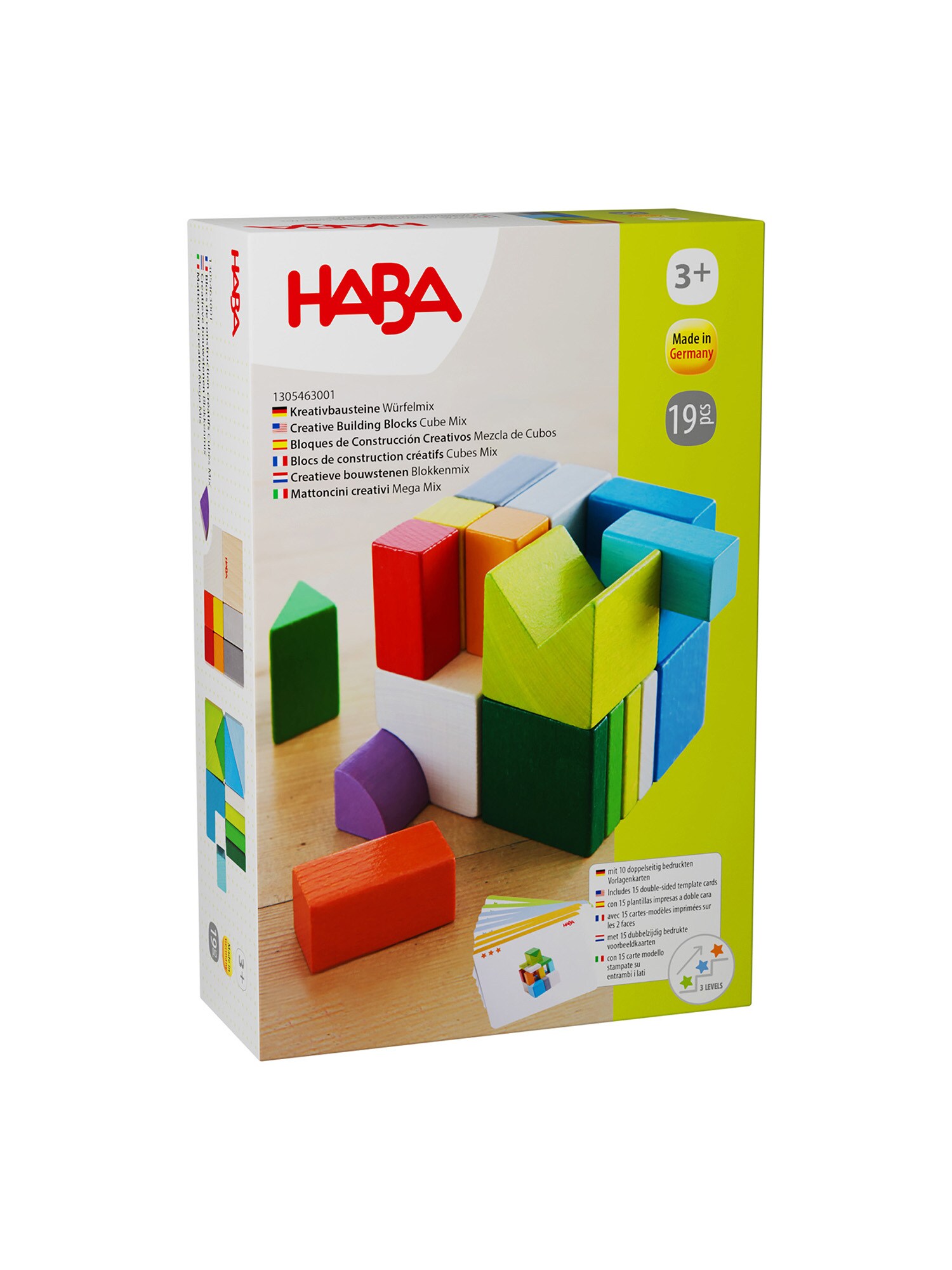 HABA Unisex Spielbausteine 3D-Legespiel W&uuml;rfelmix 1er Pack - Bild 1