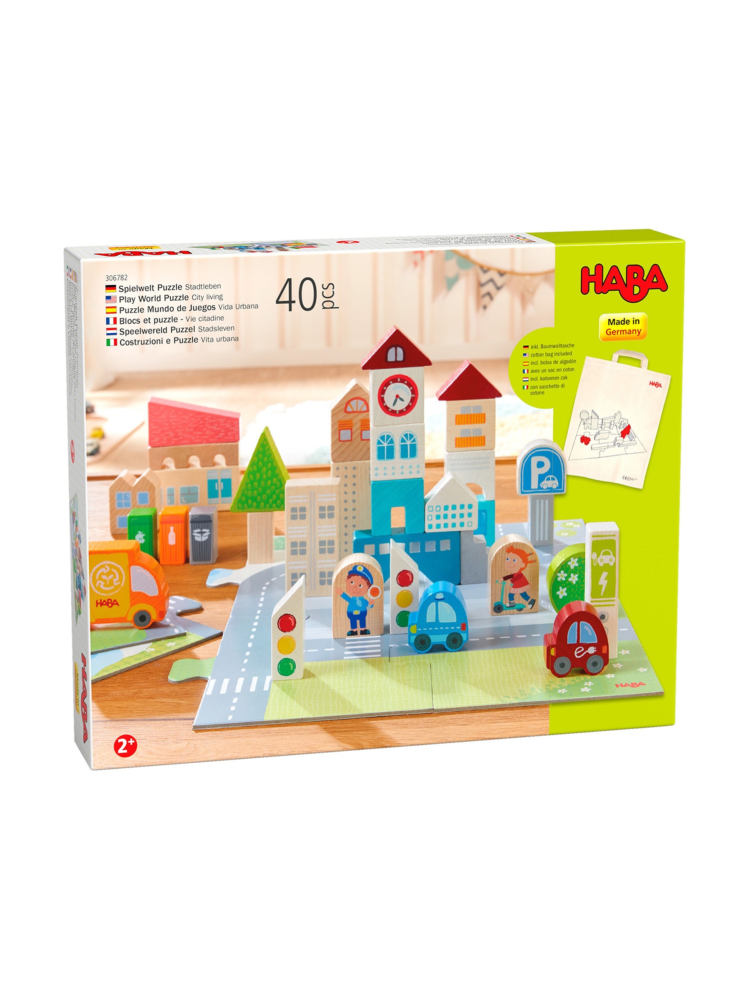 HABA Unisex Puzzle Spielewelt Stadtleben 1er Pack - Bild 1