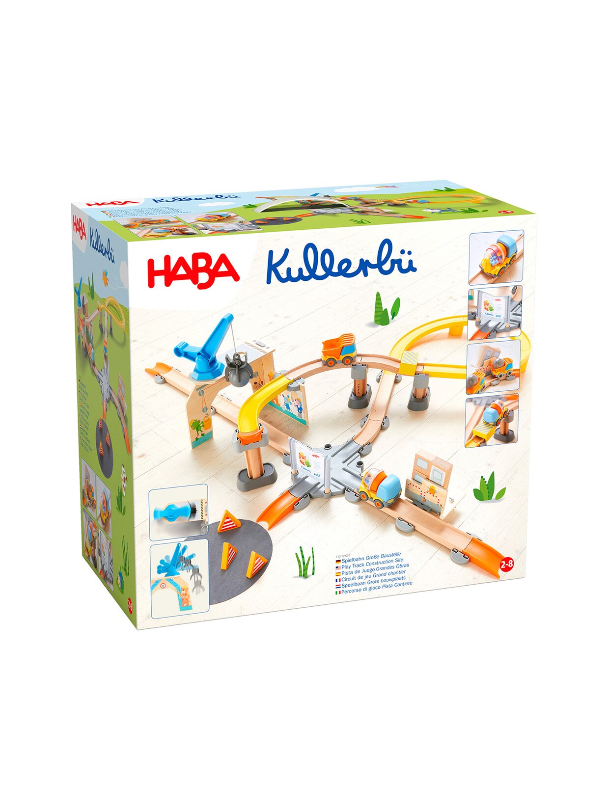 HABA Unisex Kugelbahn Kullerbü – Spielbahn Große Baustelle 1er Pack | 04010168266114